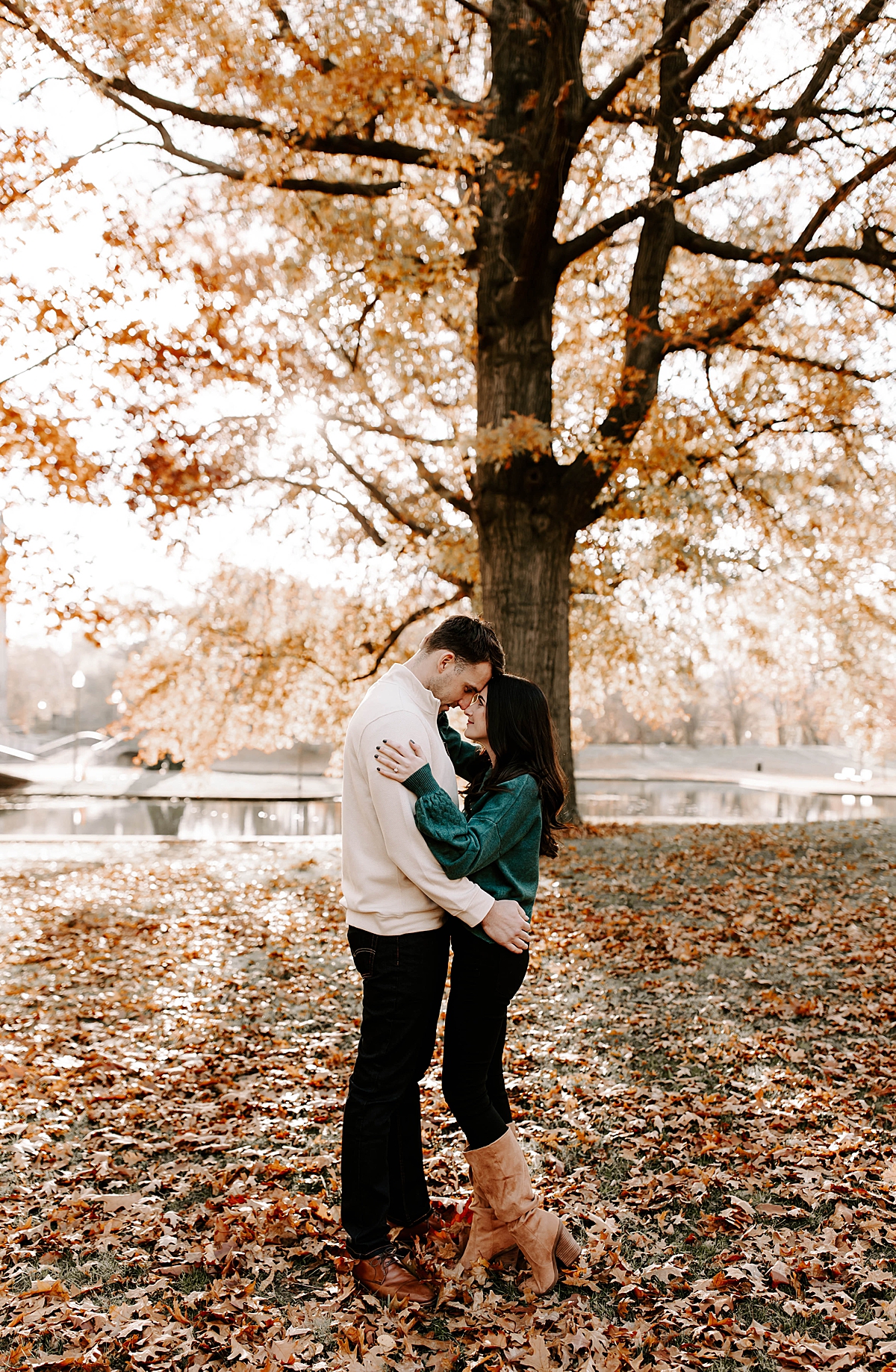 fall engagement by Rachel Wehan Photography