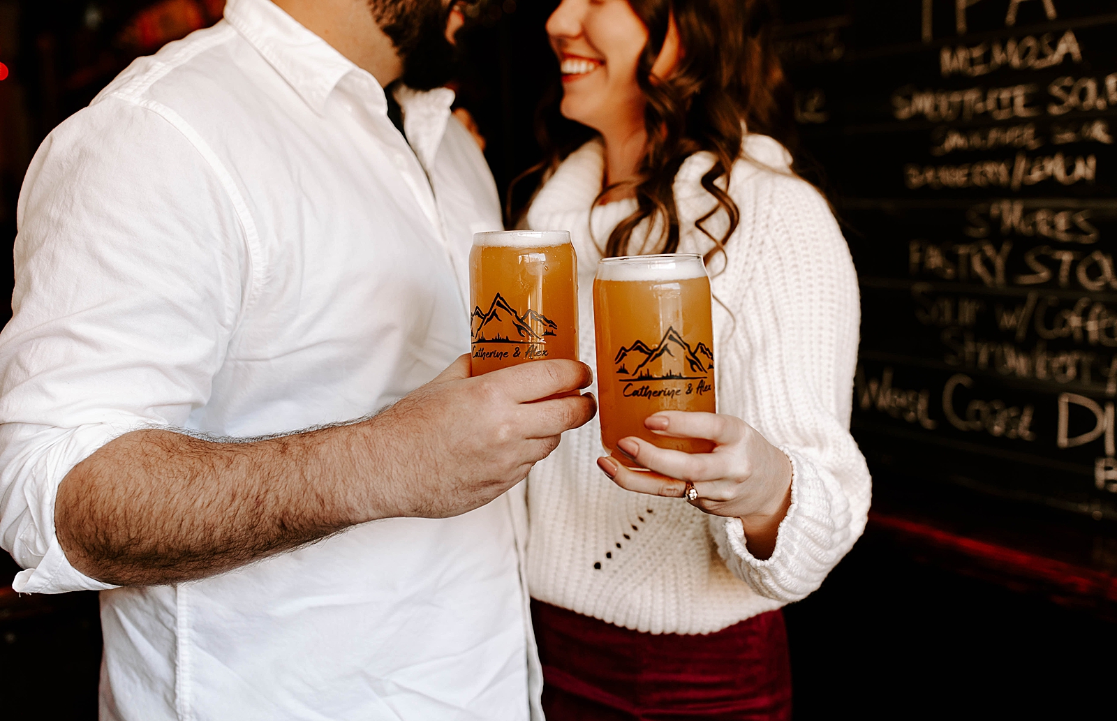 Pittsburgh Brewery; Hitchhikers Brewing Co. Mt. Lebanon; engagement sessions; Rachel Wehan Photographer