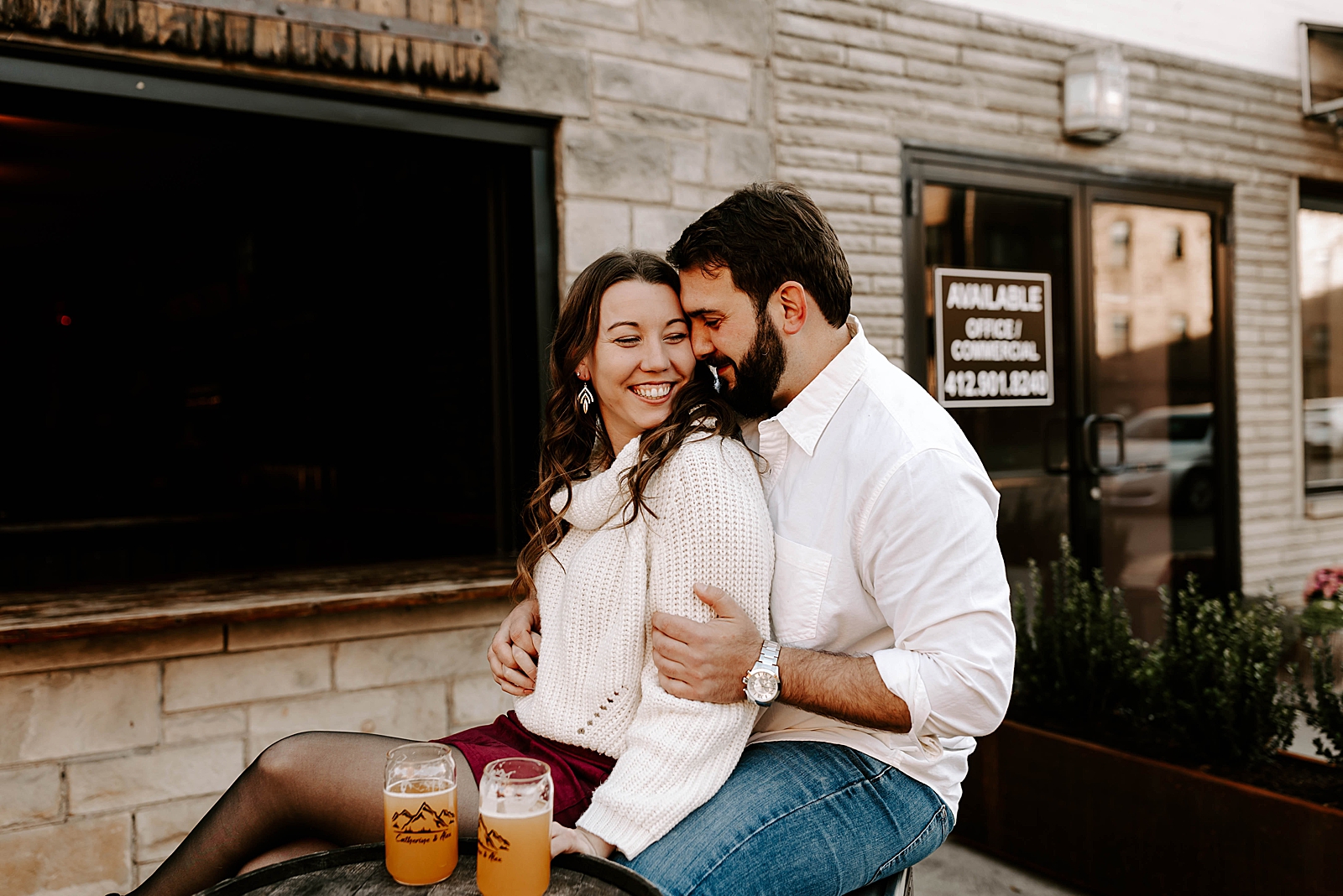 creative engagement photo ideas; save the date ideas