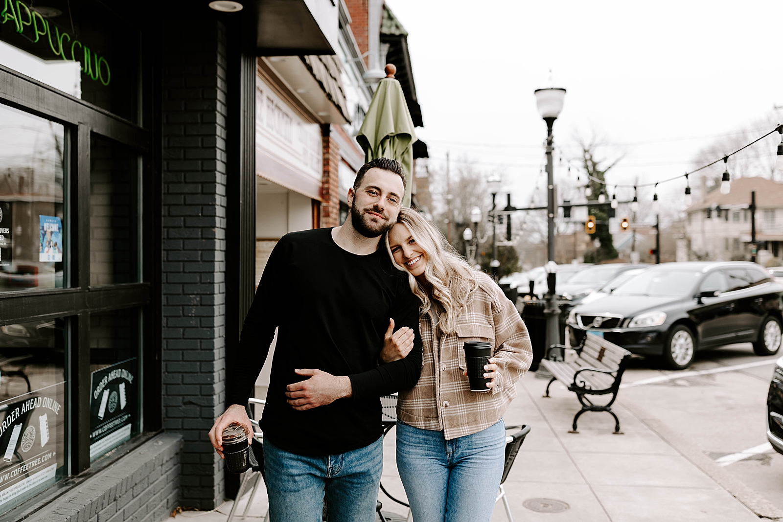 The Coffee Roasters Mt. Lebanon Beverly Road engagement photos