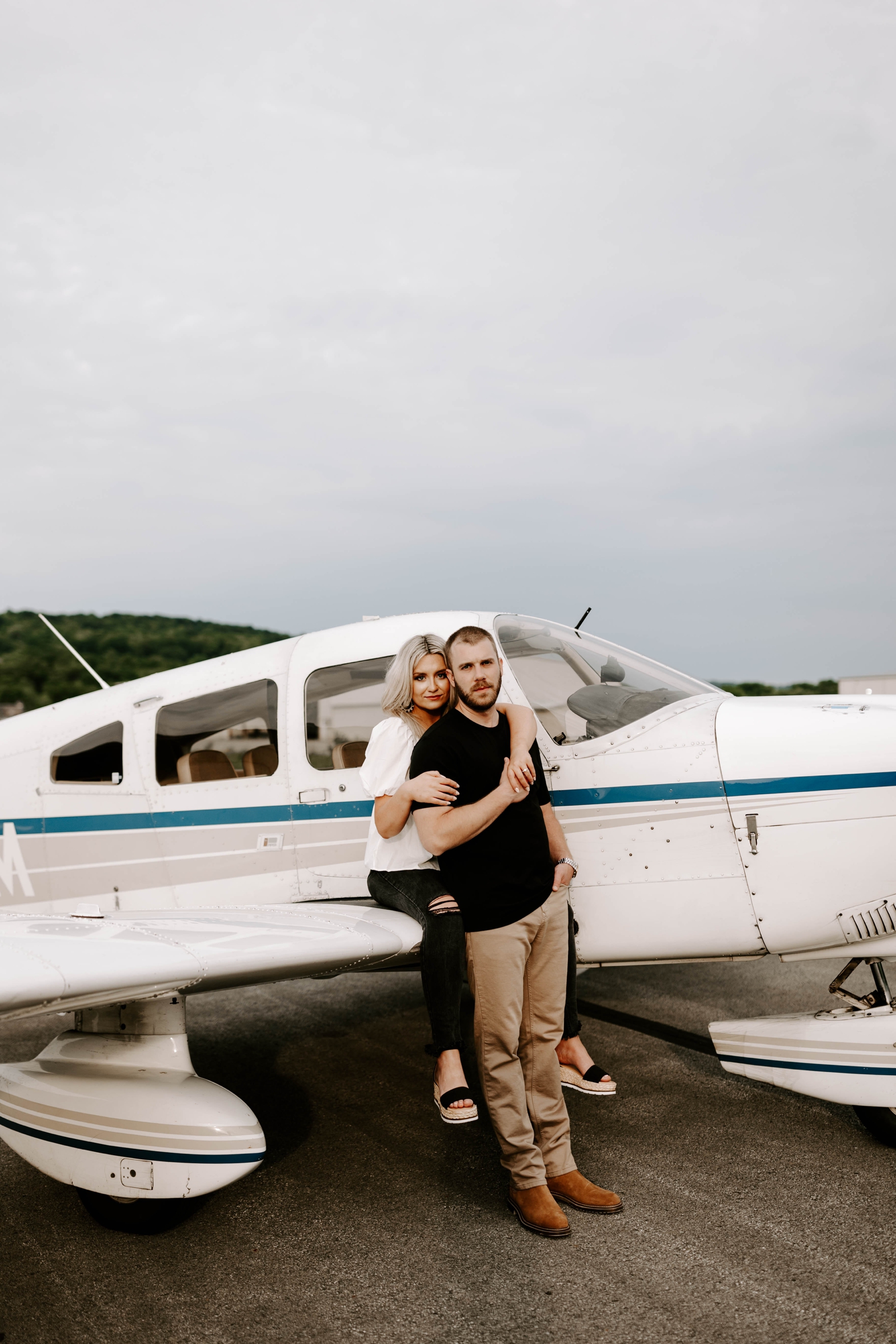 airplane engagement; Pittsburgh photo locations