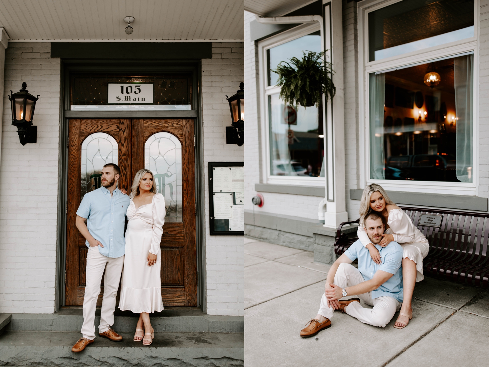The Strand Theater Pittsburgh engagement photo session