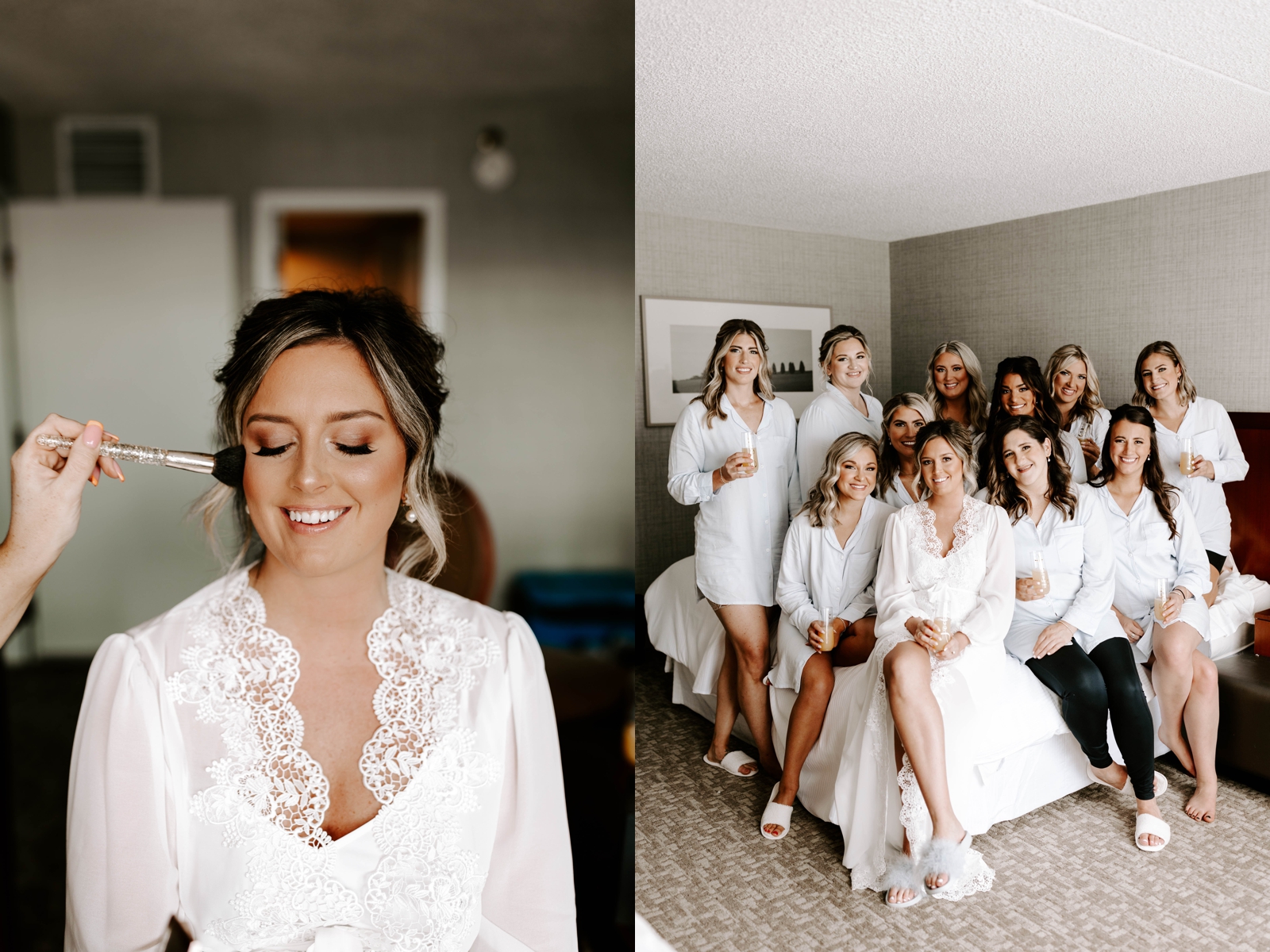 bridal party; wedding party; Pittsburgh weddings