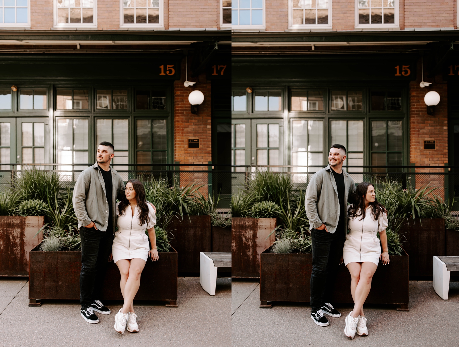 engagement session at The Highline, Pittsburgh