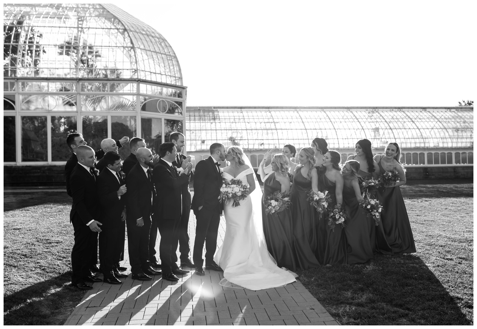 Phipps Conservatory Pittsburgh wedding photos and reception