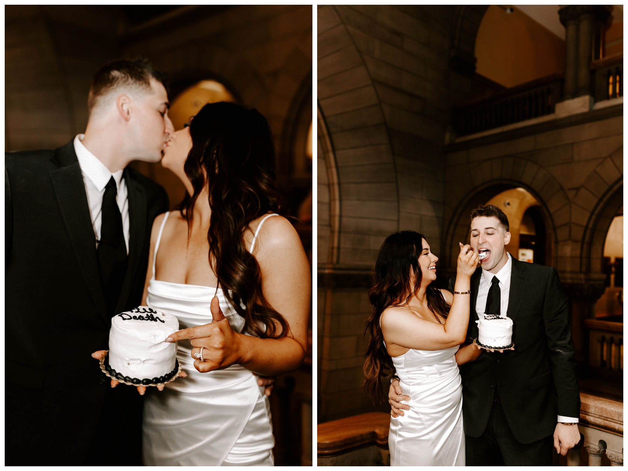 wedding photos at Allegheny County Courthouse Pittsburgh