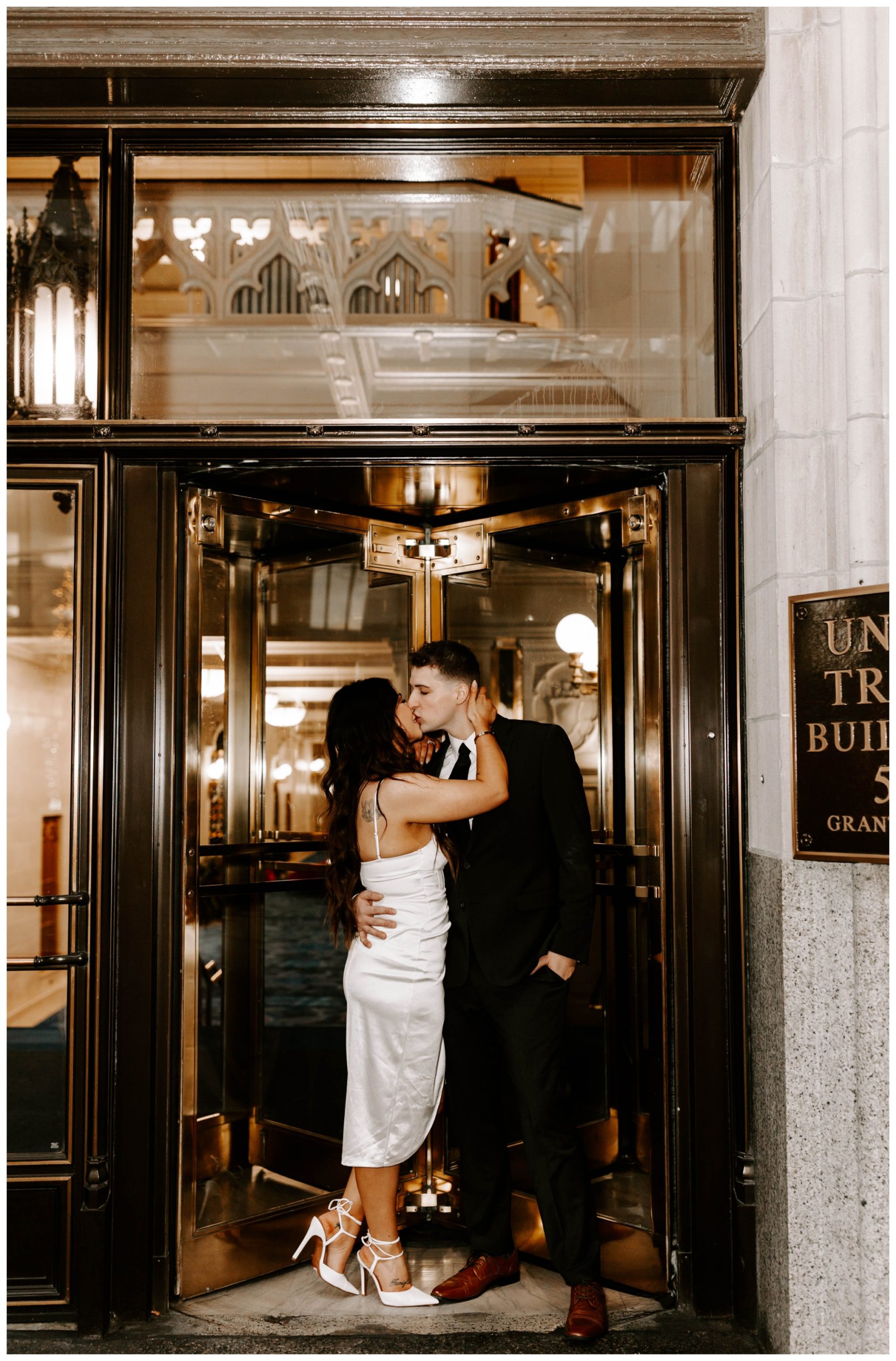 Union Trust Building Pittsburgh wedding photos by Rachel Wehan Photography