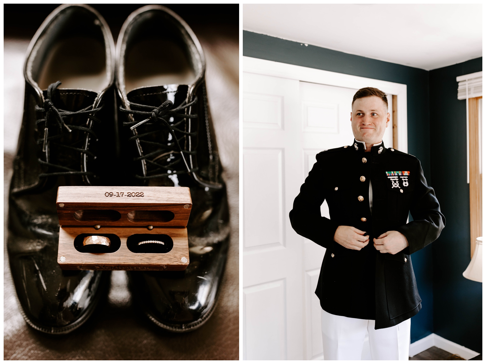 Marines Dress Blues for Wedding