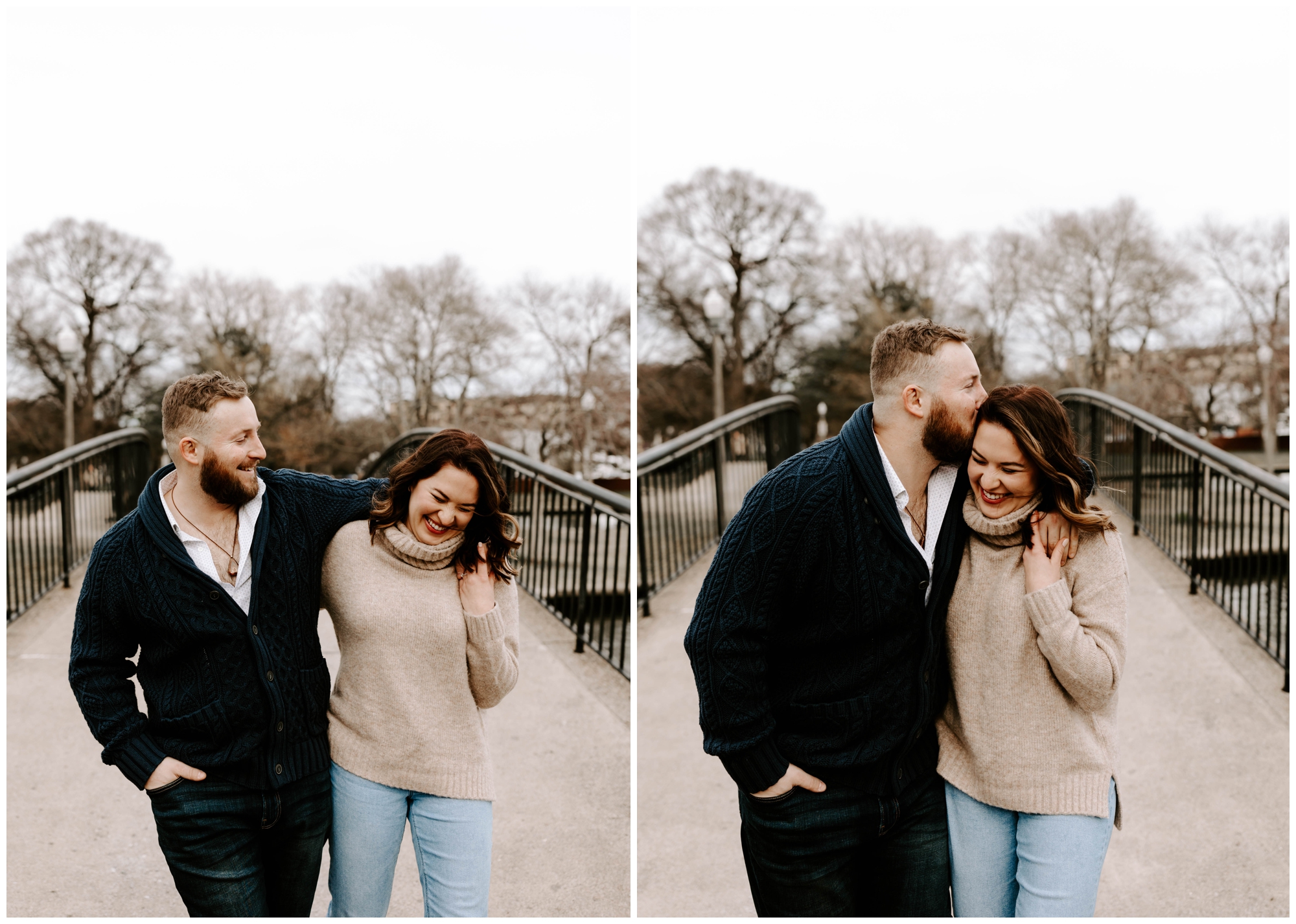 Pittsburgh engagement; Allegheny Commons engagement session