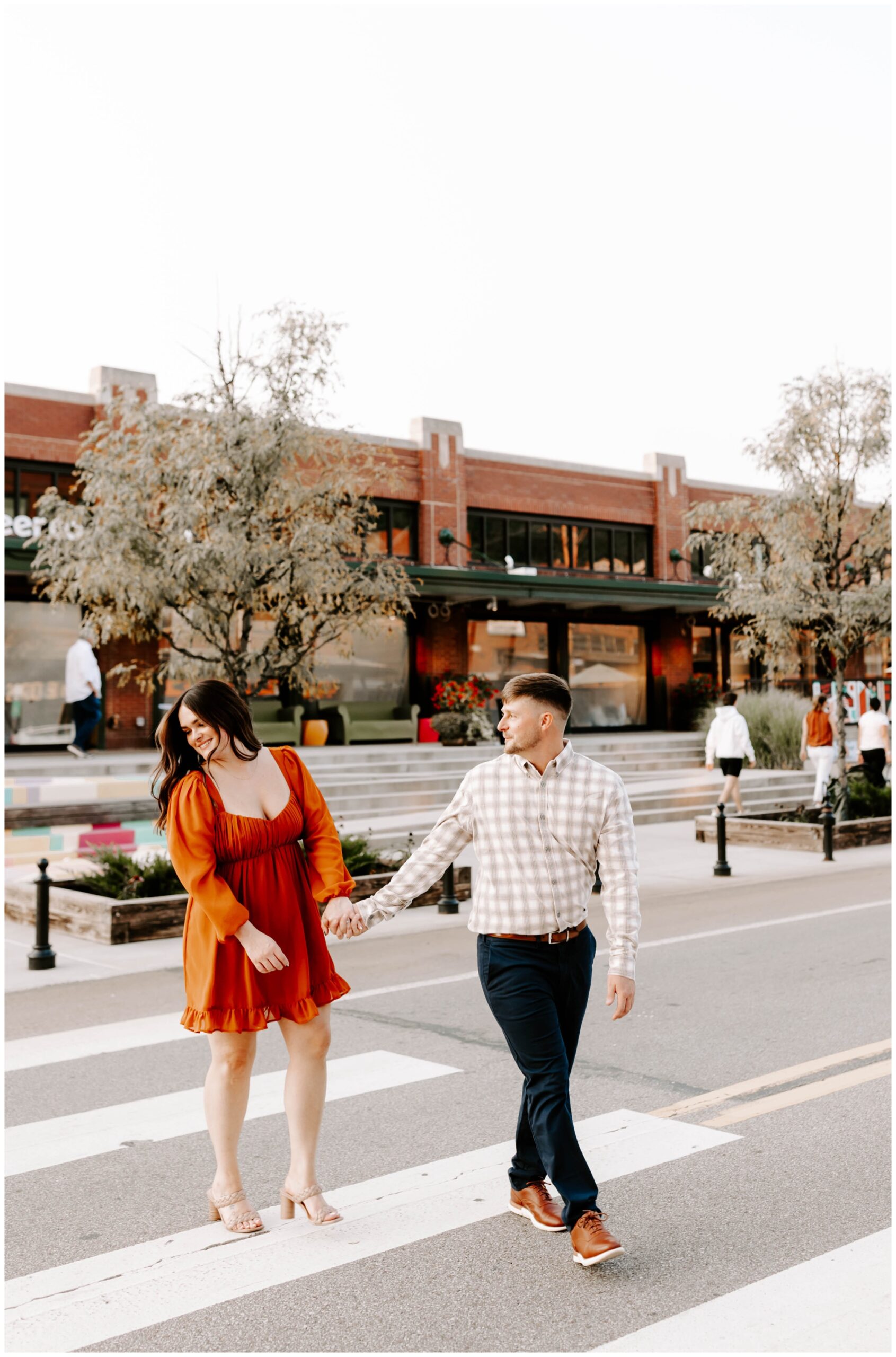 Engagement photos at The Strip District Pittsburgh 