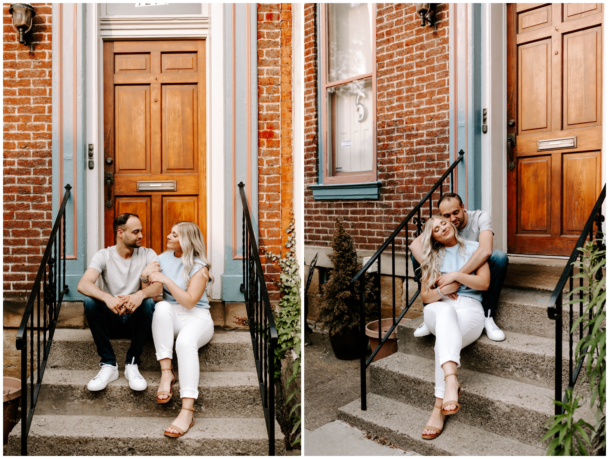 engagement photos at War Streets Brewery Pittsburgh by Rachel Wehan Photography