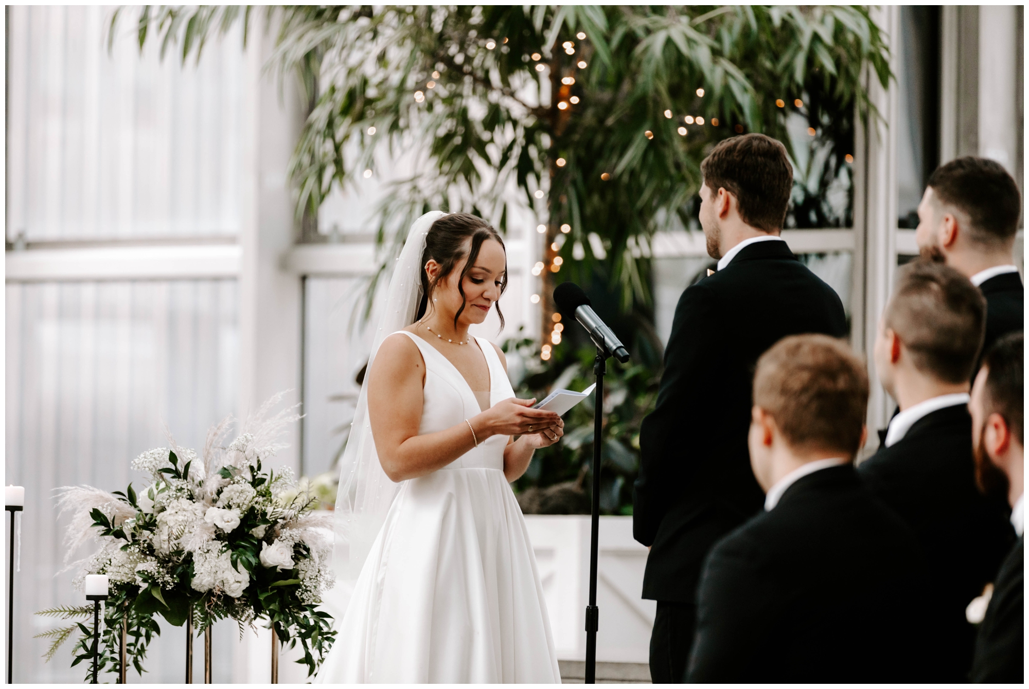 The Wintergarden at PPG Place Pittsburgh wedding