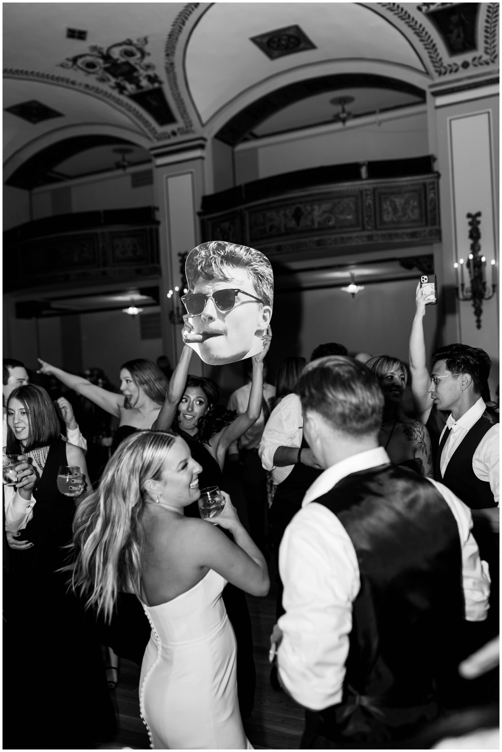 wedding at The Masonic Temple Detroit, photographed by Rachel Wehan Photography