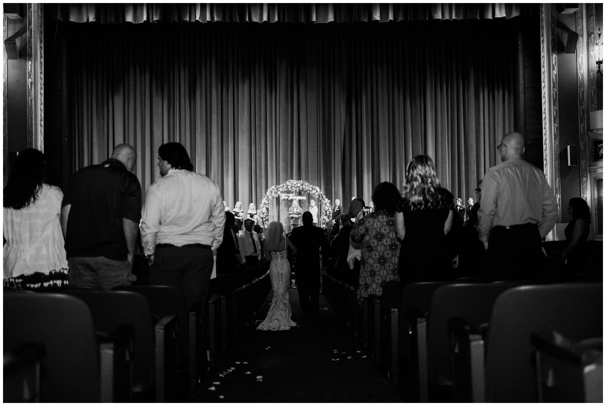 theater wedding at DeYor Performing Arts Center Ohio