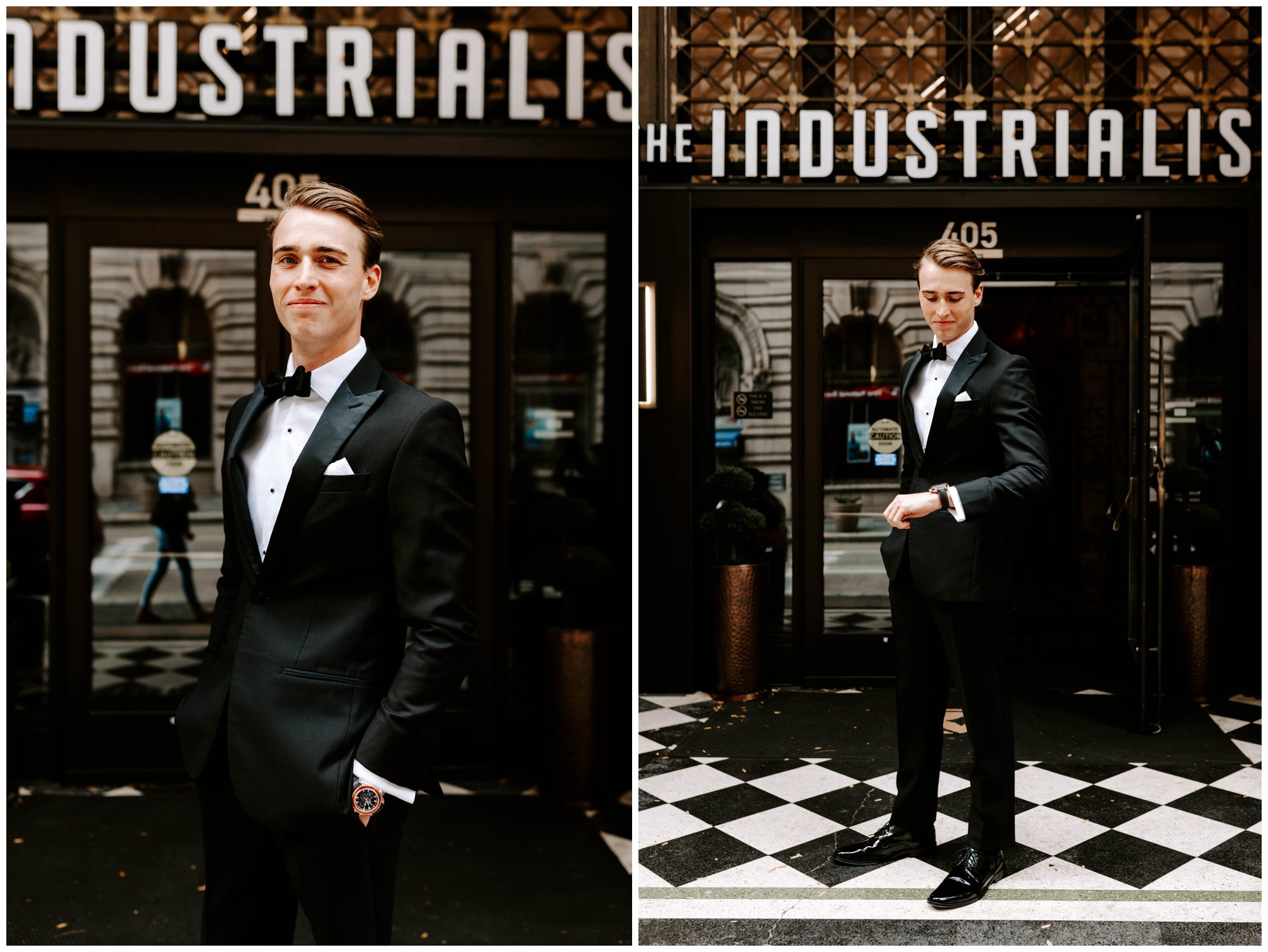wedding portraits at The Industrialist Pittsburgh