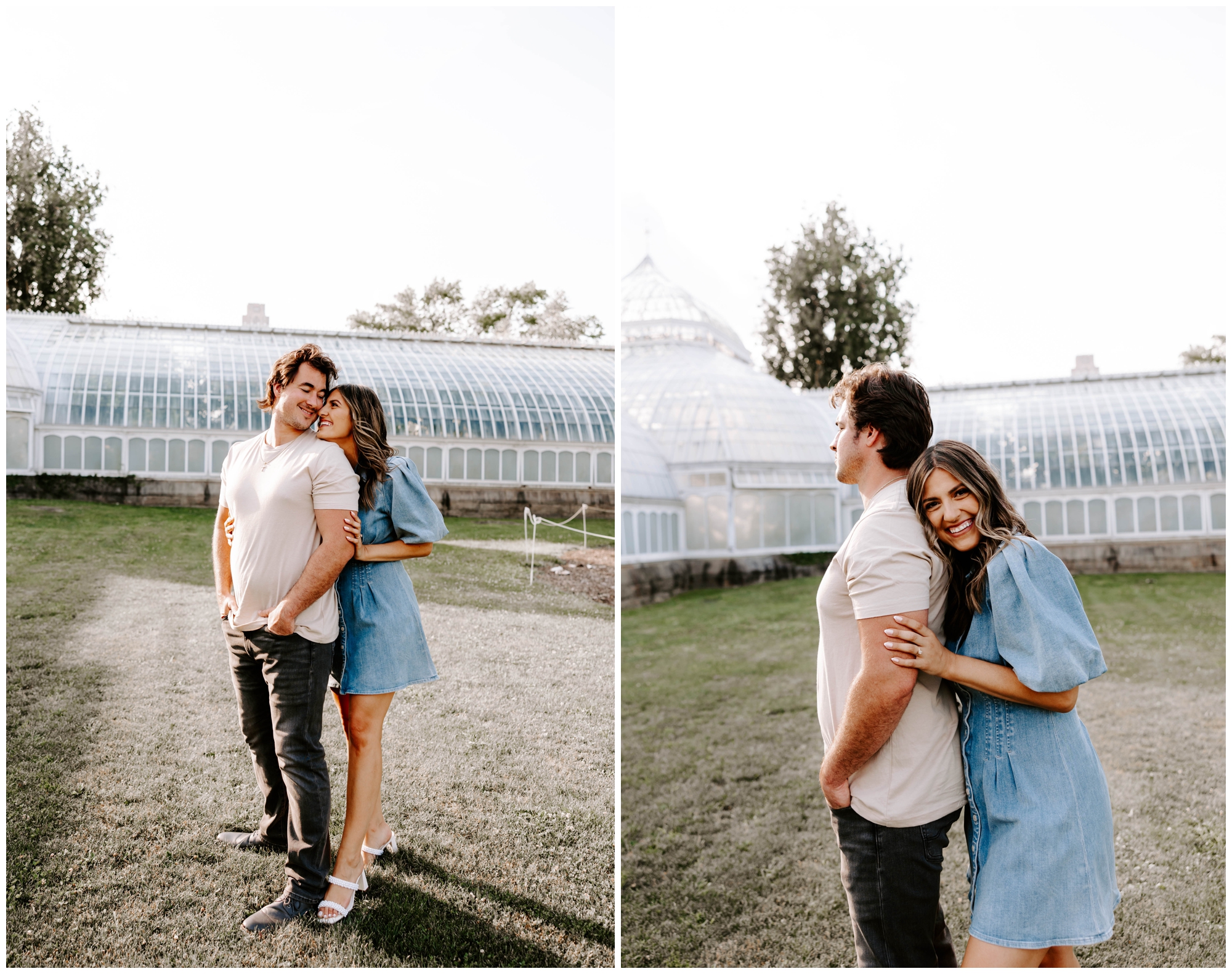 Phipps Conservatory Pittsburgh engagement photos