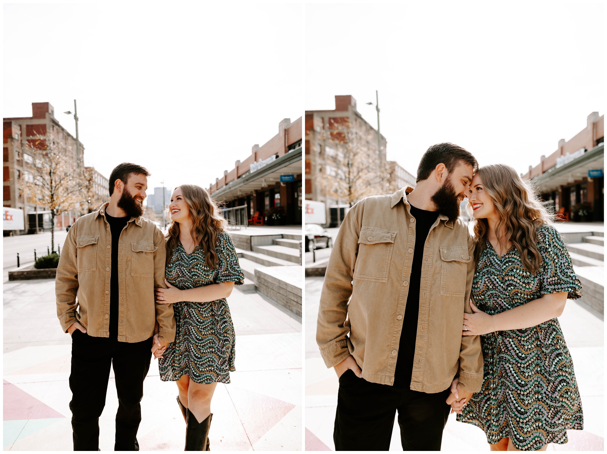 pittsburgh engagement photos at the Strip District