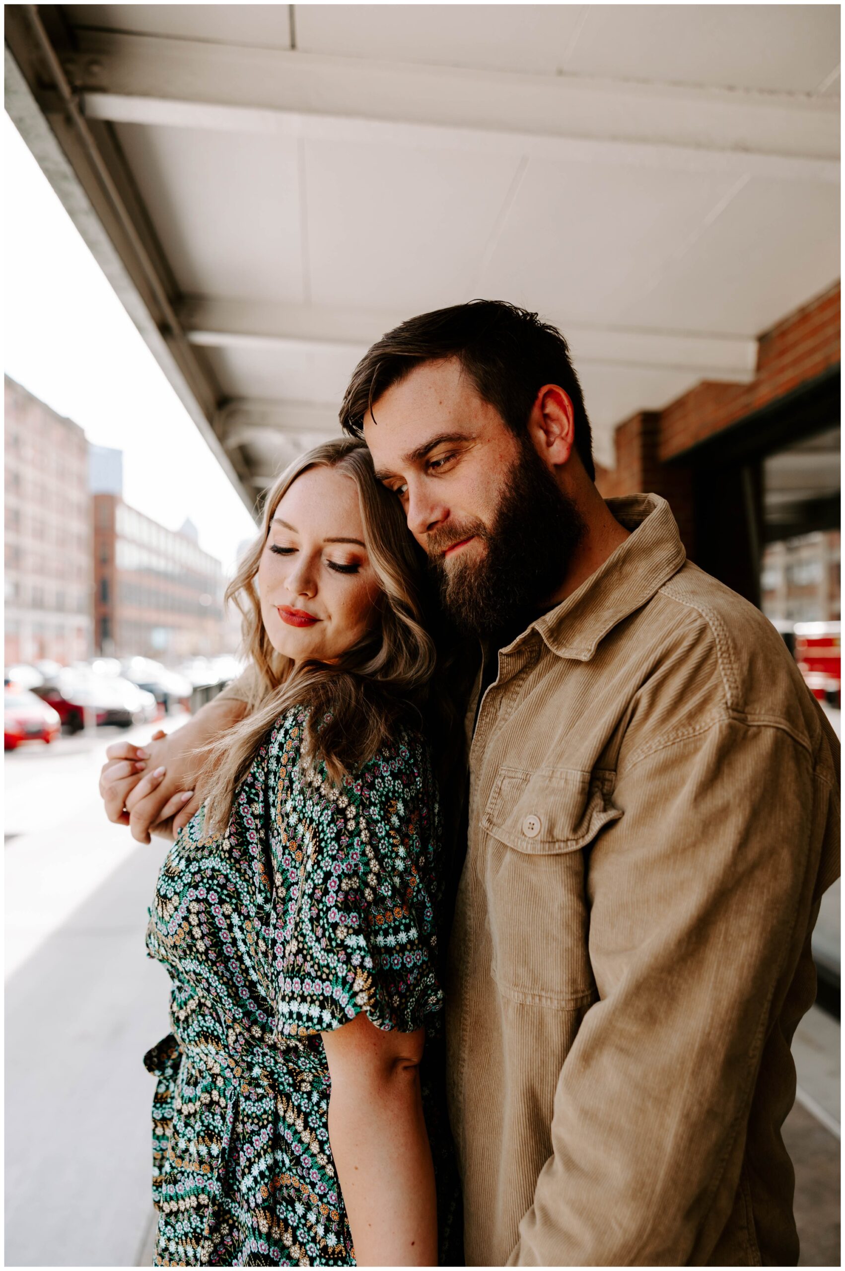 pittsburgh engagement photos at the Strip District