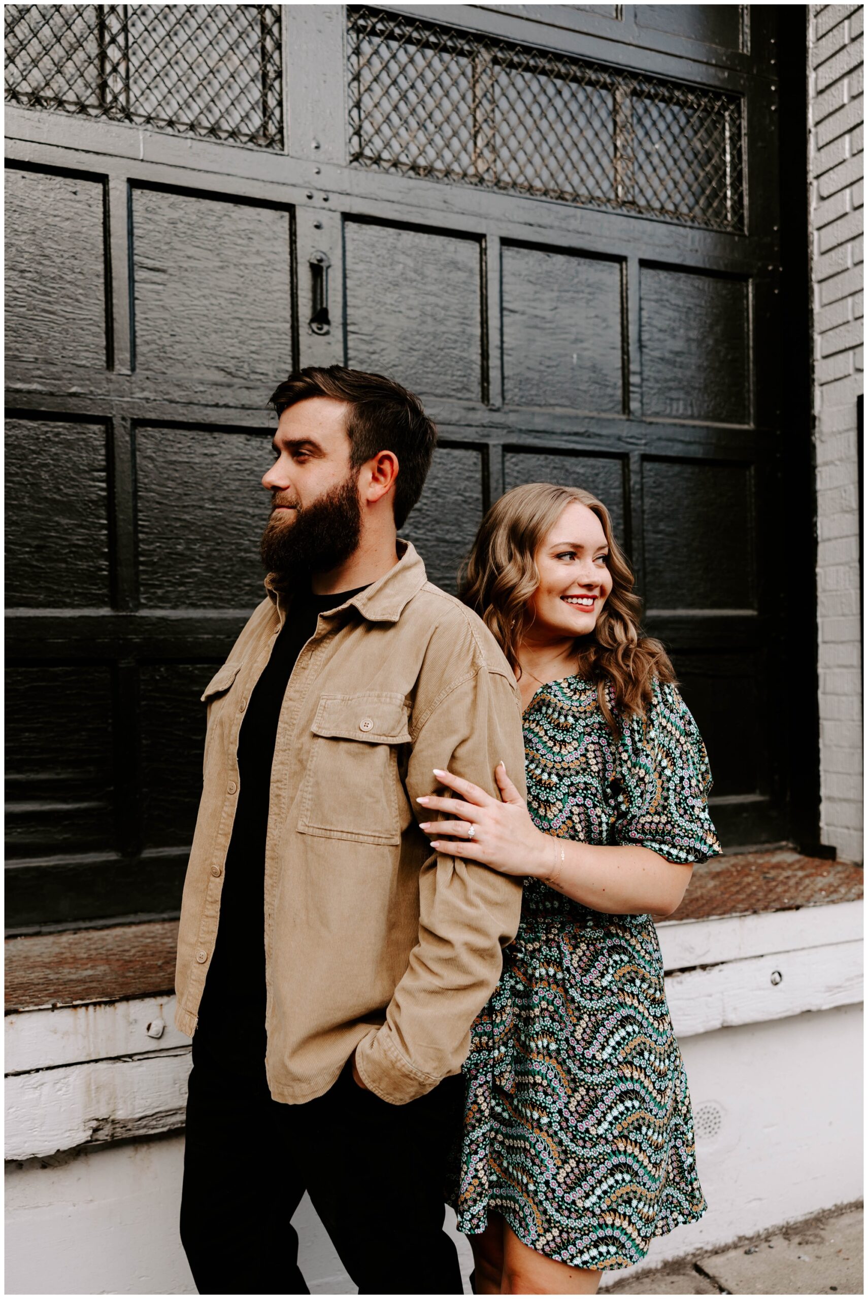 pittsburgh engagement photos at the Strip District