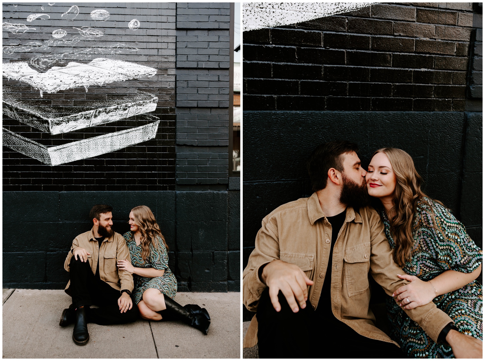 pittsburgh engagement photos at the Strip District