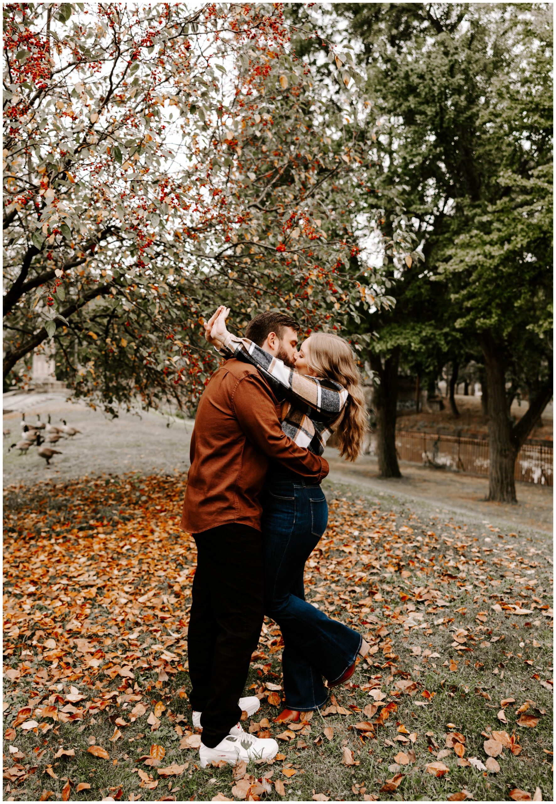 engagement photos at Allegheny Commons by Rachel Wehan photography