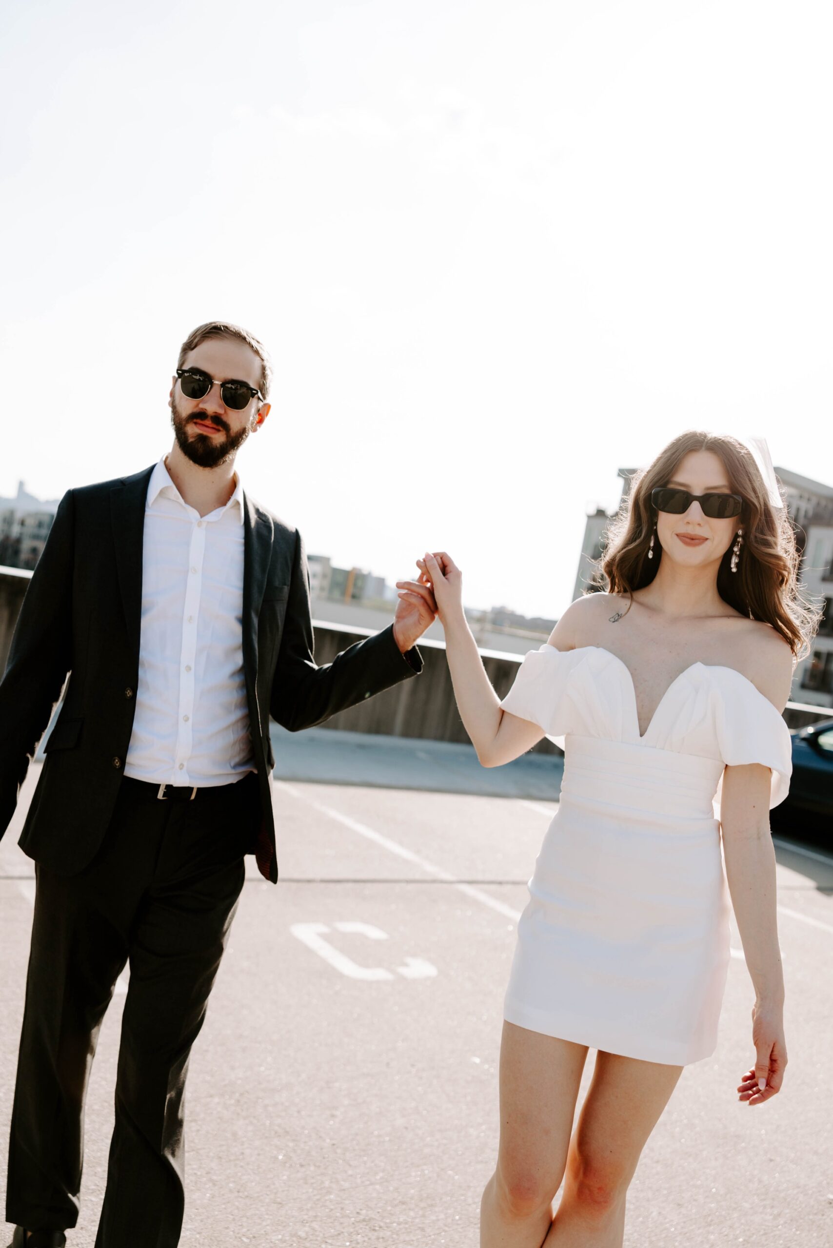 rooftop editorial photo shoot