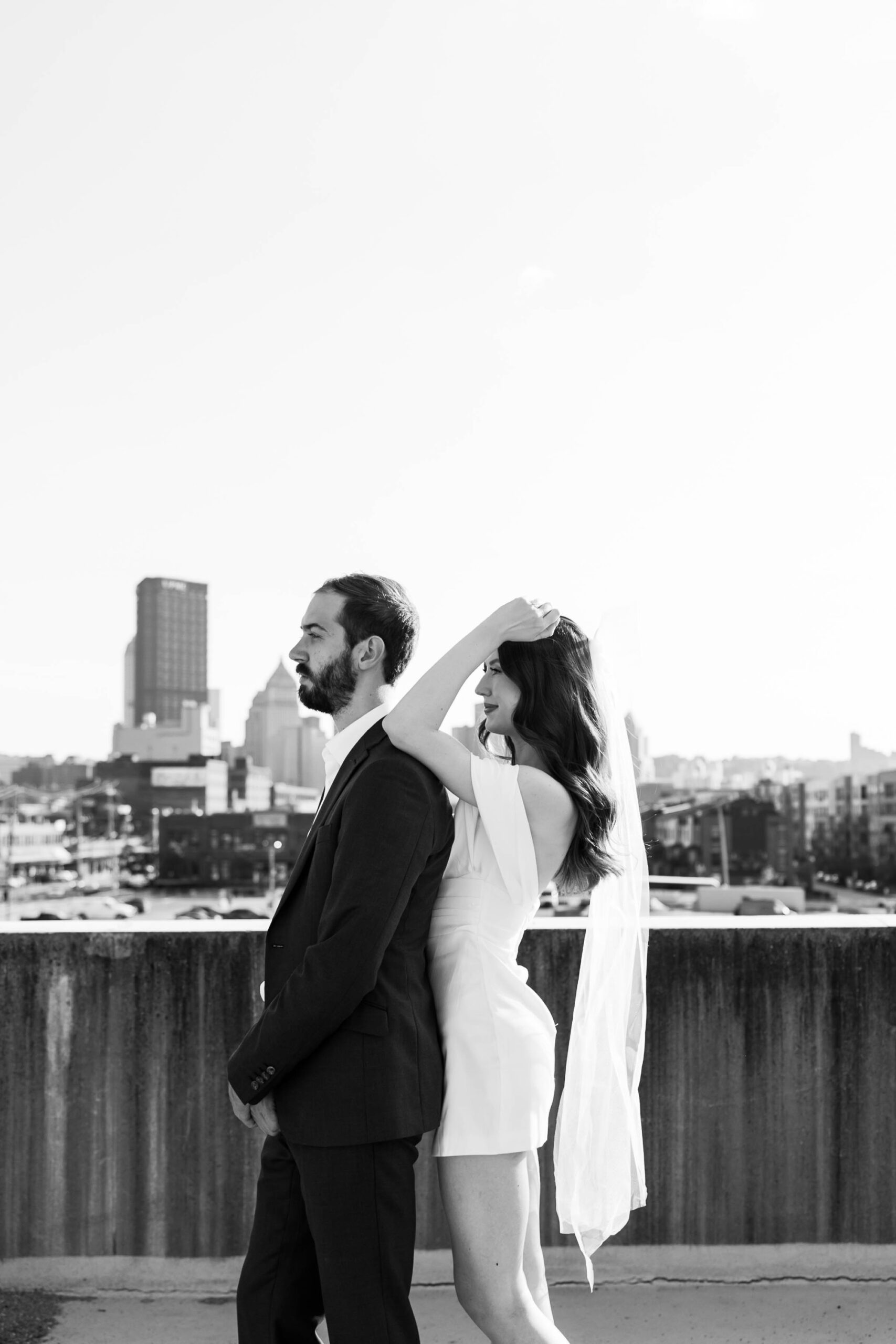 rooftop editorial photo shoot