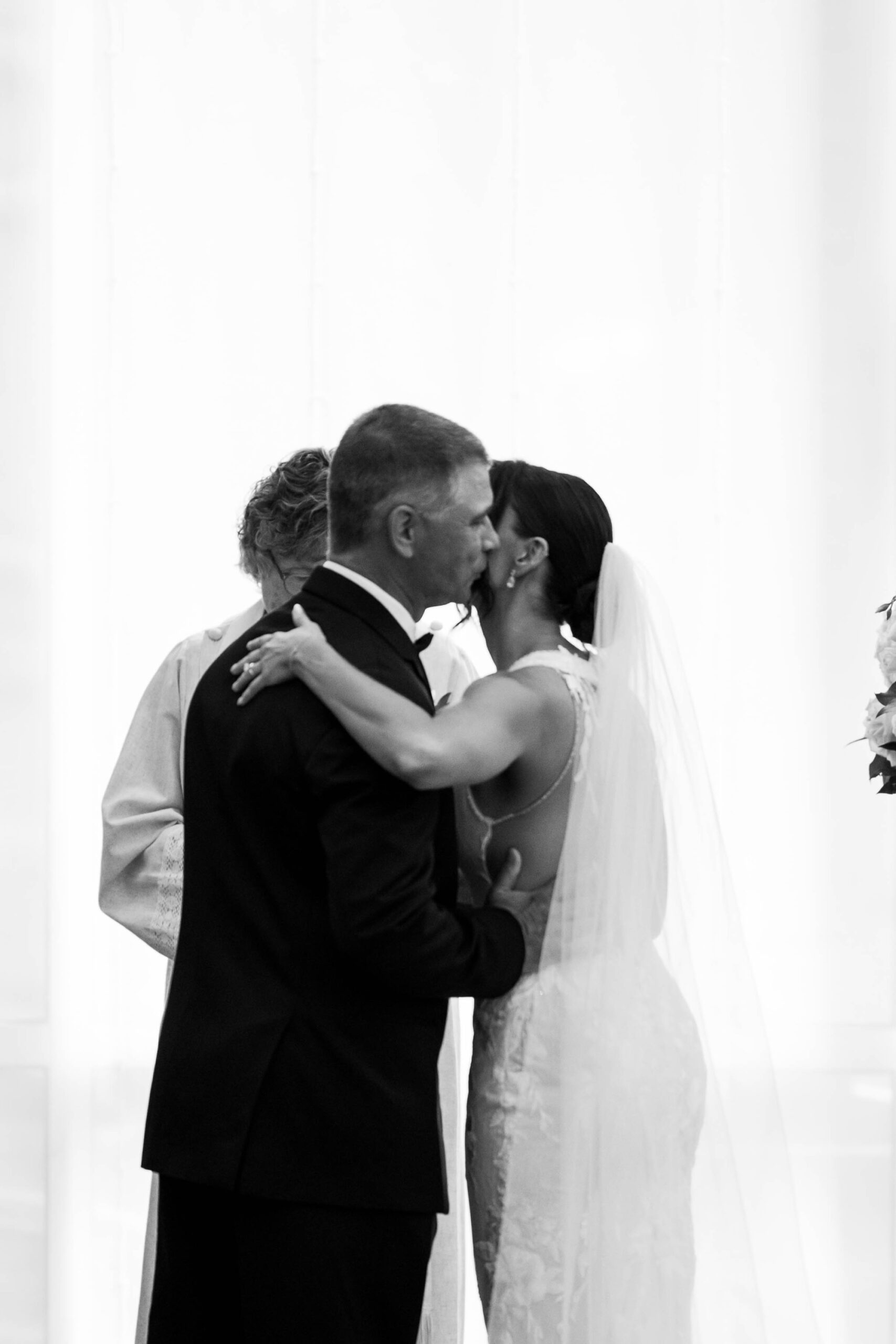 wedding ceremony at Hotel Monaco in Pittsburgh