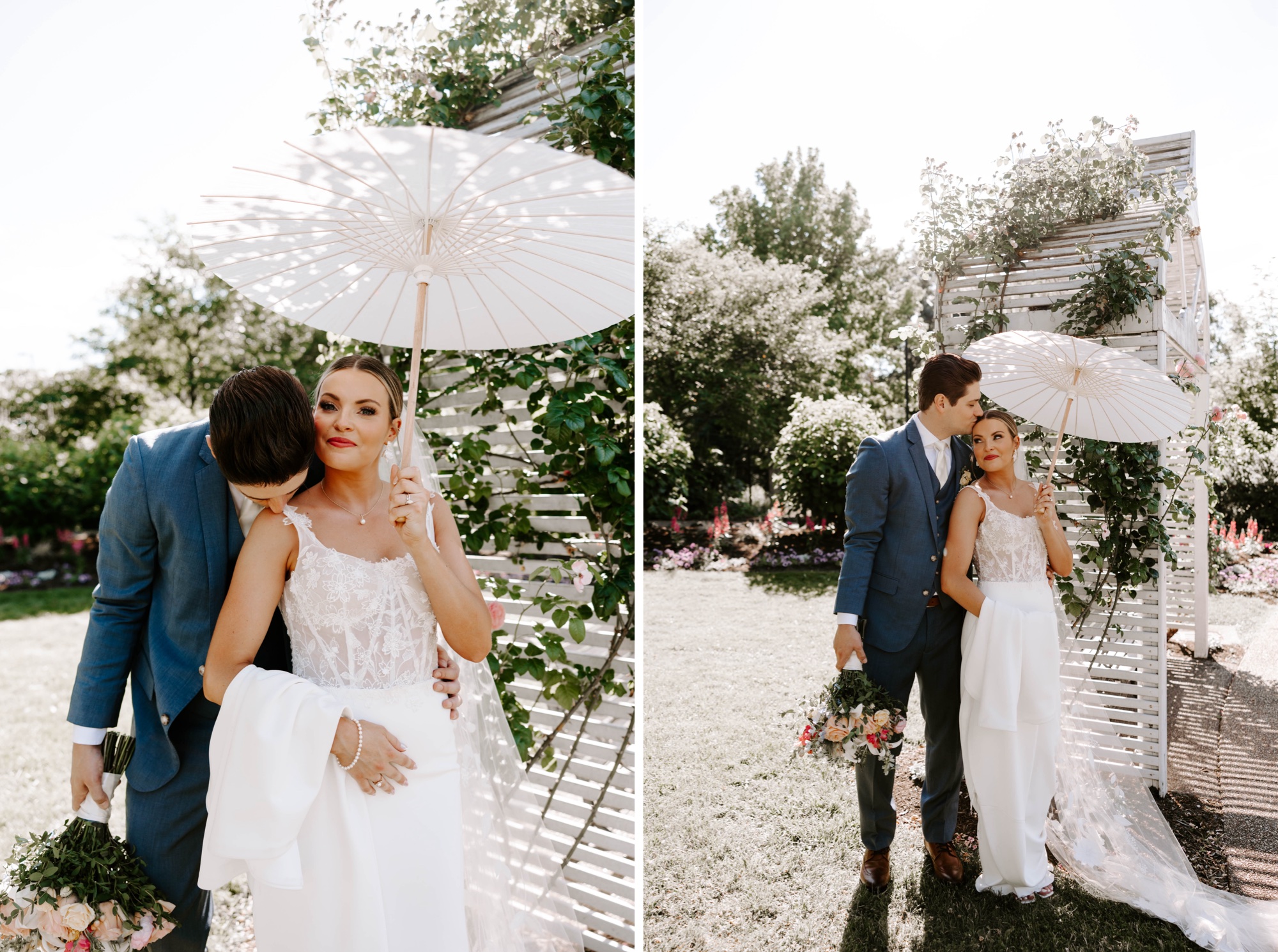 outdoor botanical wedding at Phipps Conservatory