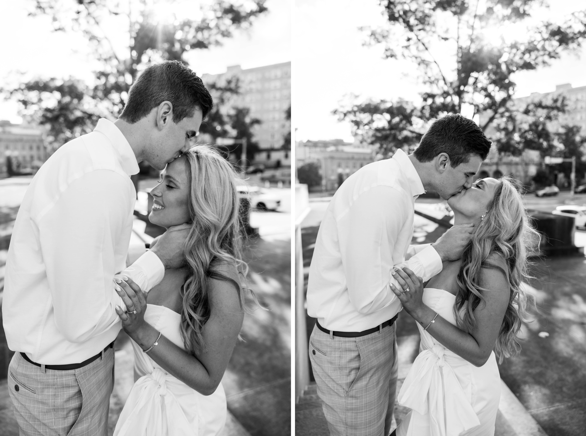 engagement photos at the Mellon Institute Pittsburgh