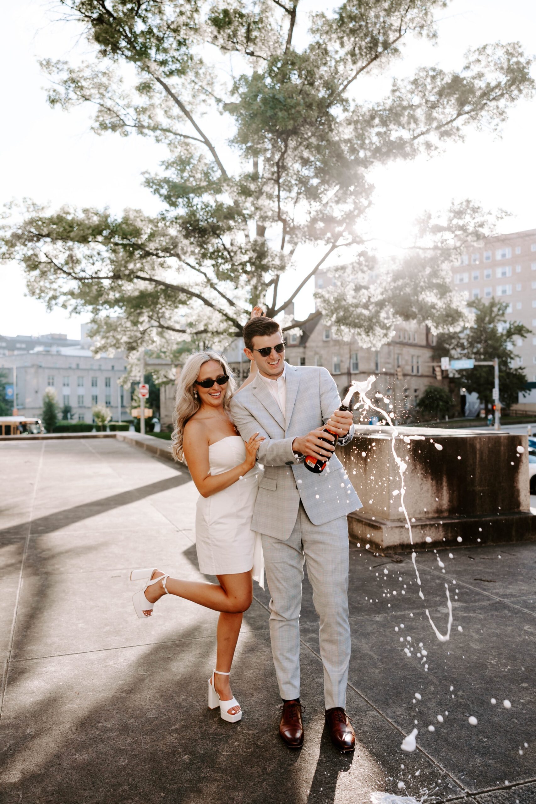 how to take elegant engagement photos