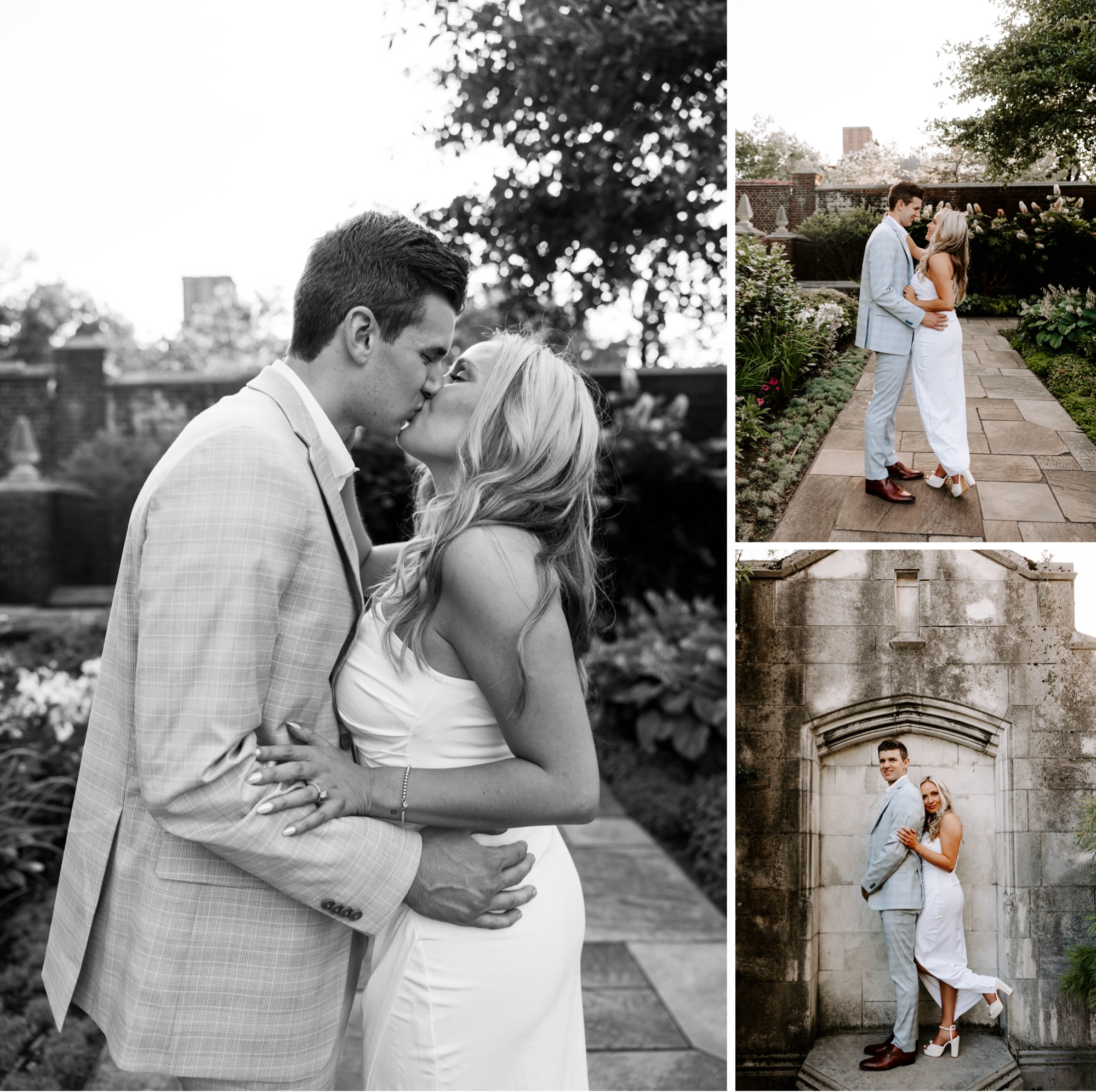 engagement photos at the Mellon Institute Pittsburgh