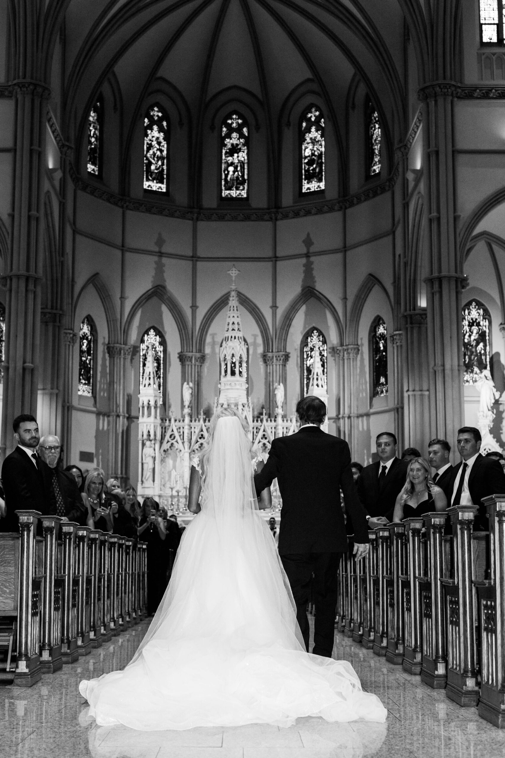 wedding at St. Paul Cathedral Pittsburgh