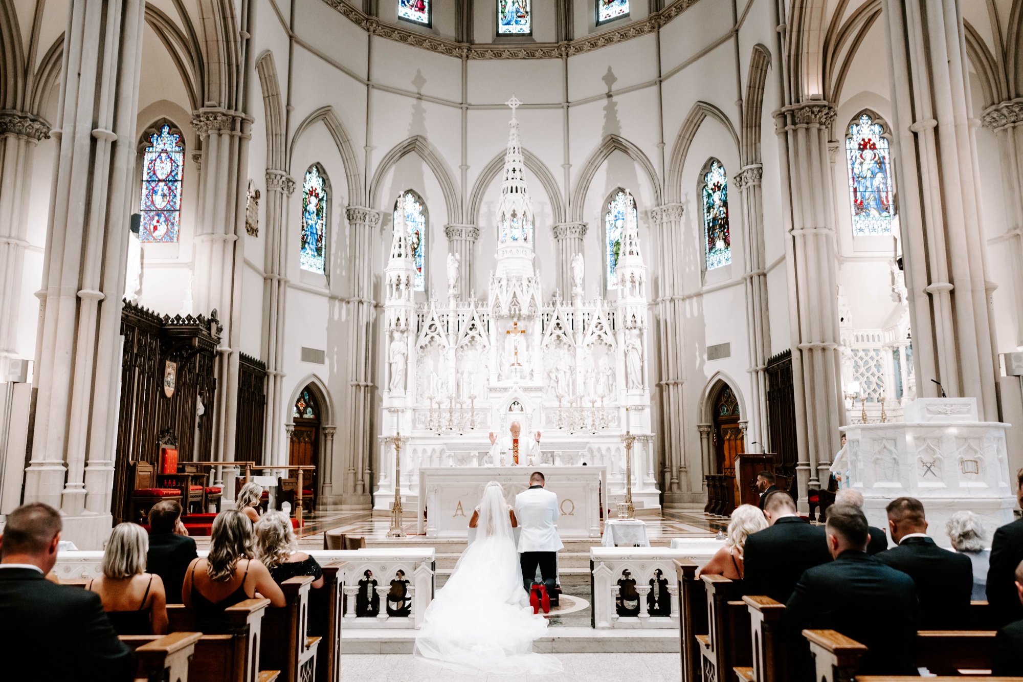 wedding at St. Paul Cathedral Pittsburgh