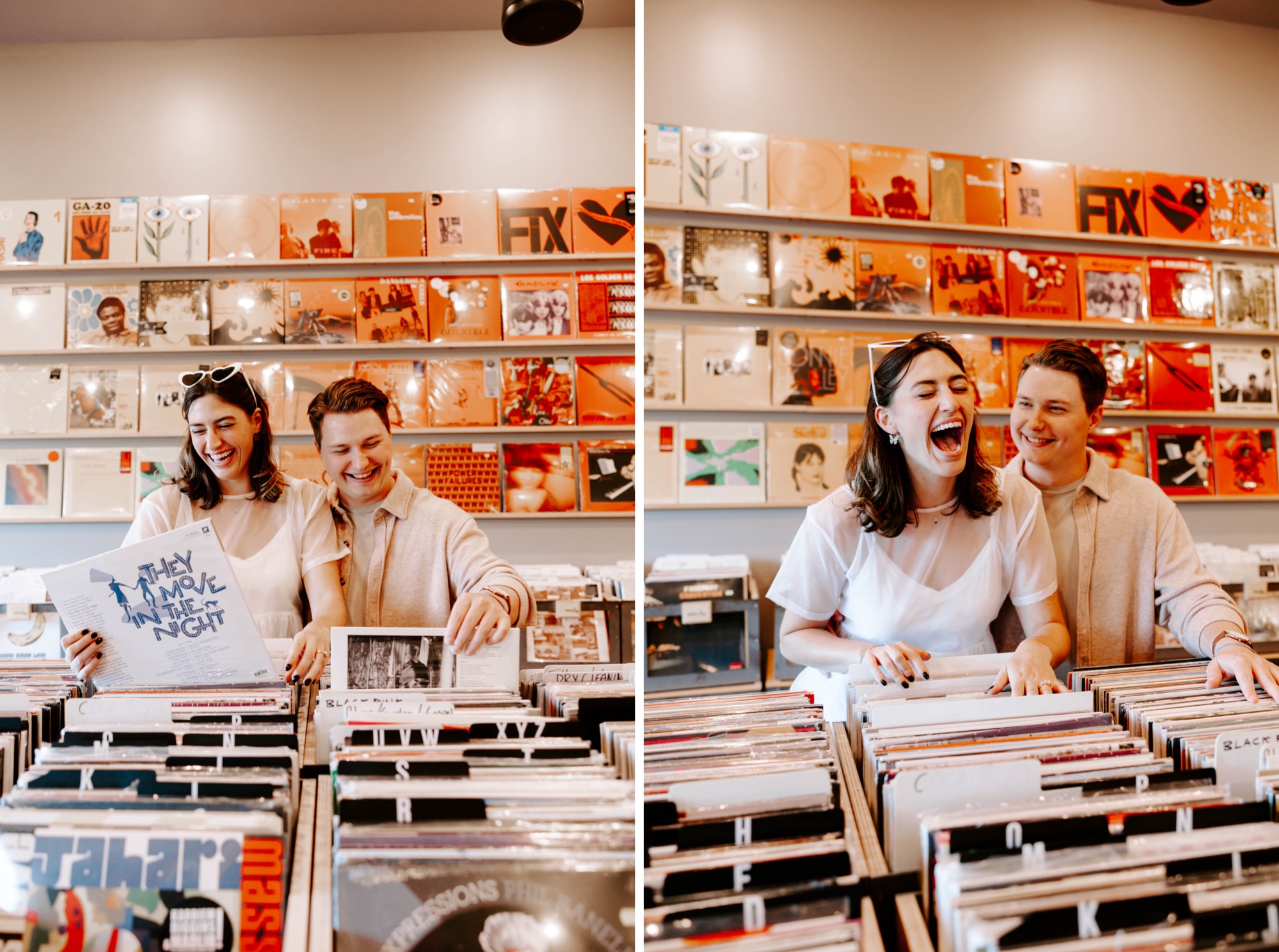 retro Pittsburgh engagement session