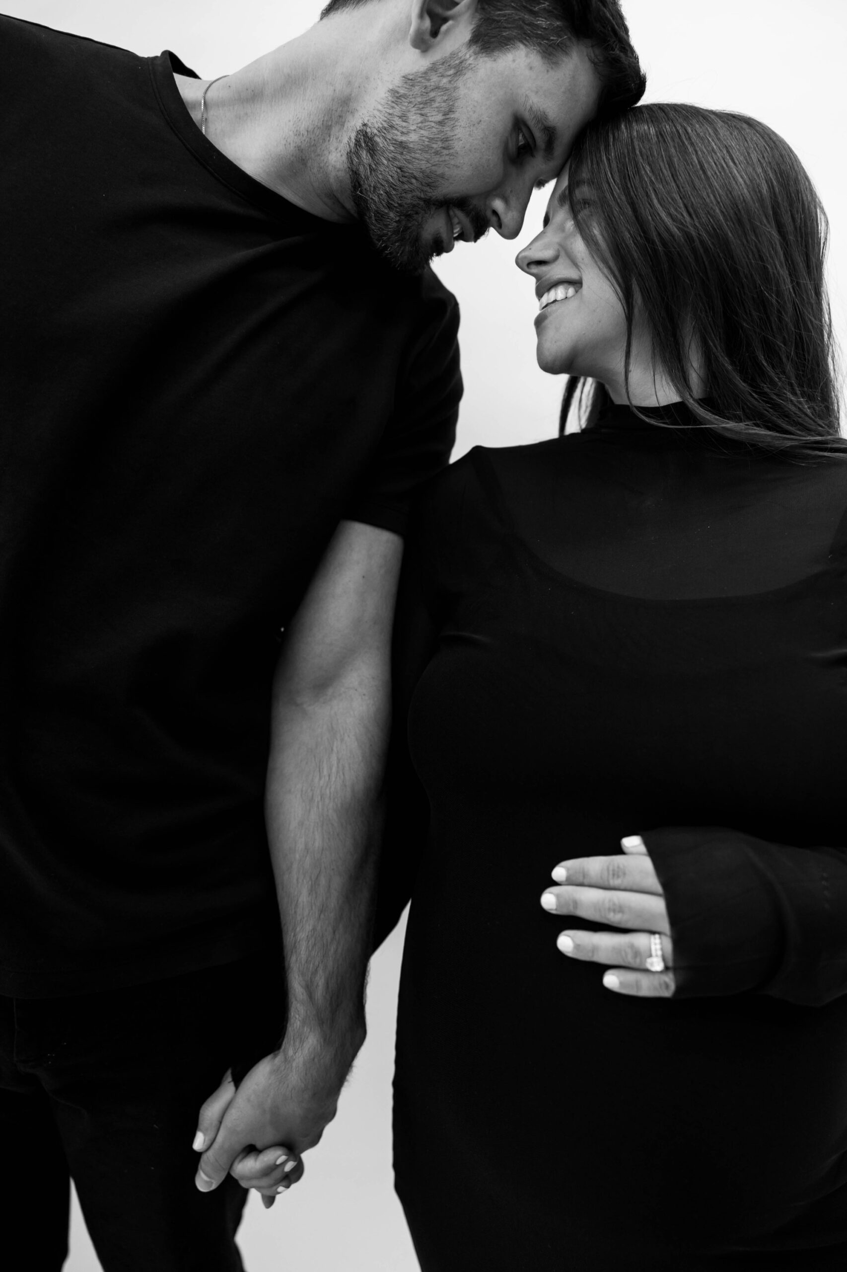 studio maternity session