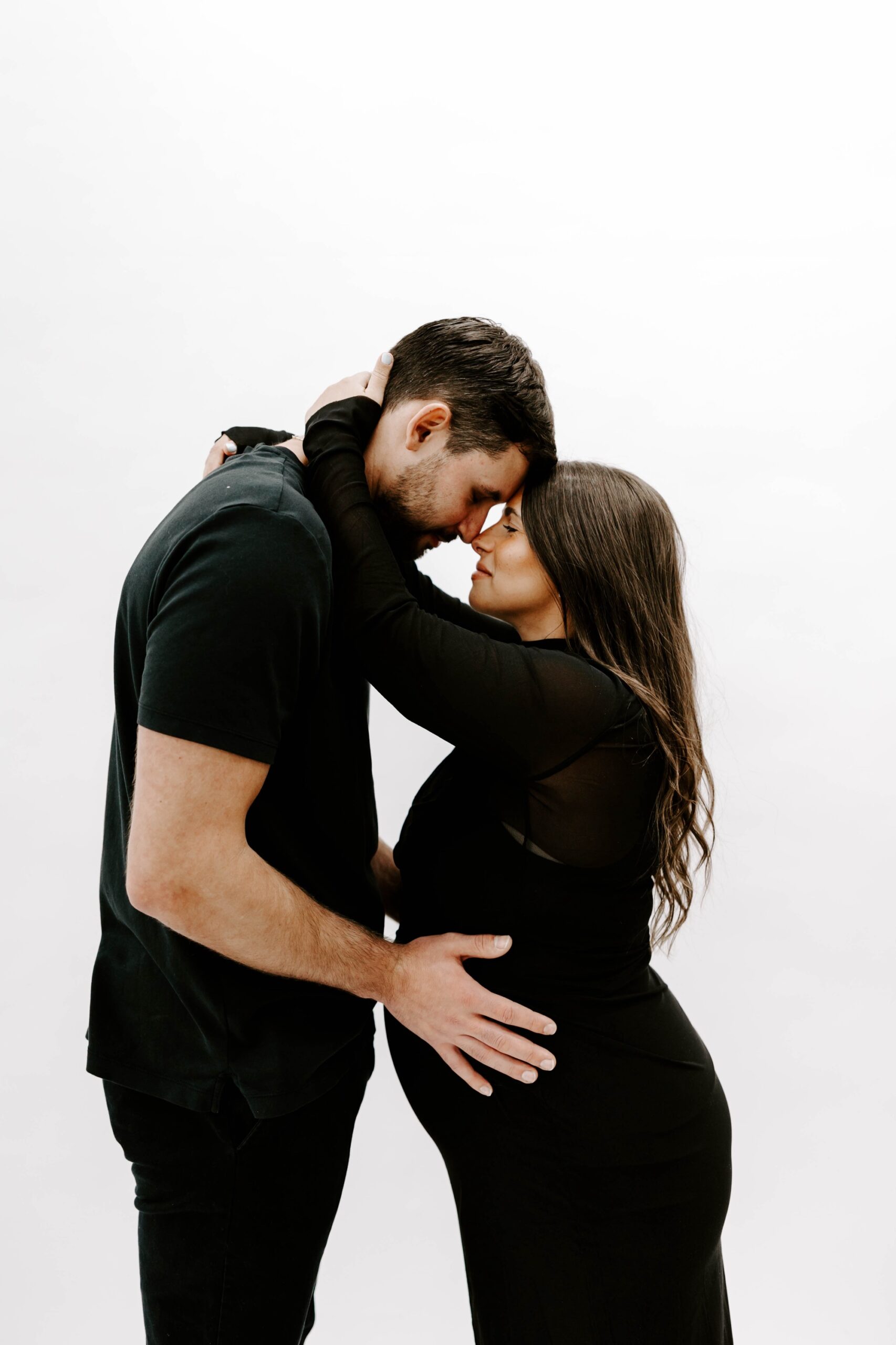 maternity portraits in studio