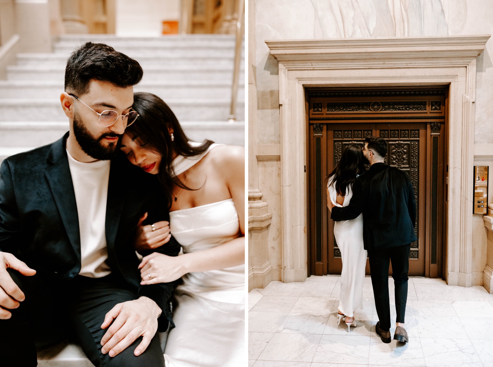 creative fine art engagement photos