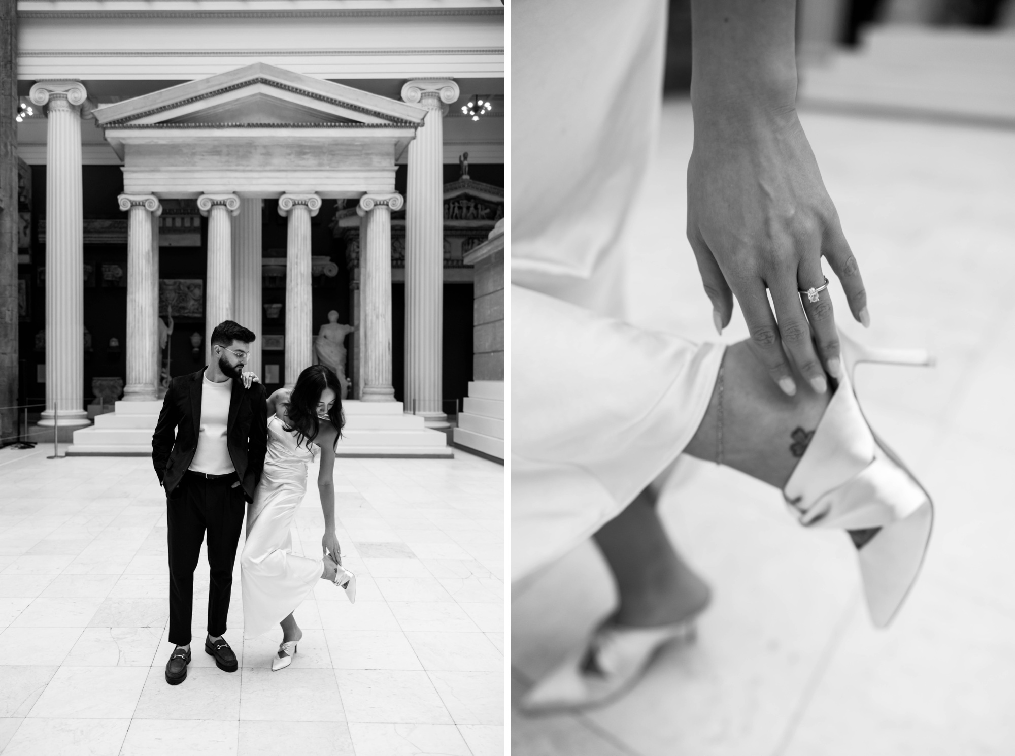 elegant outfit ideas for engagement photos