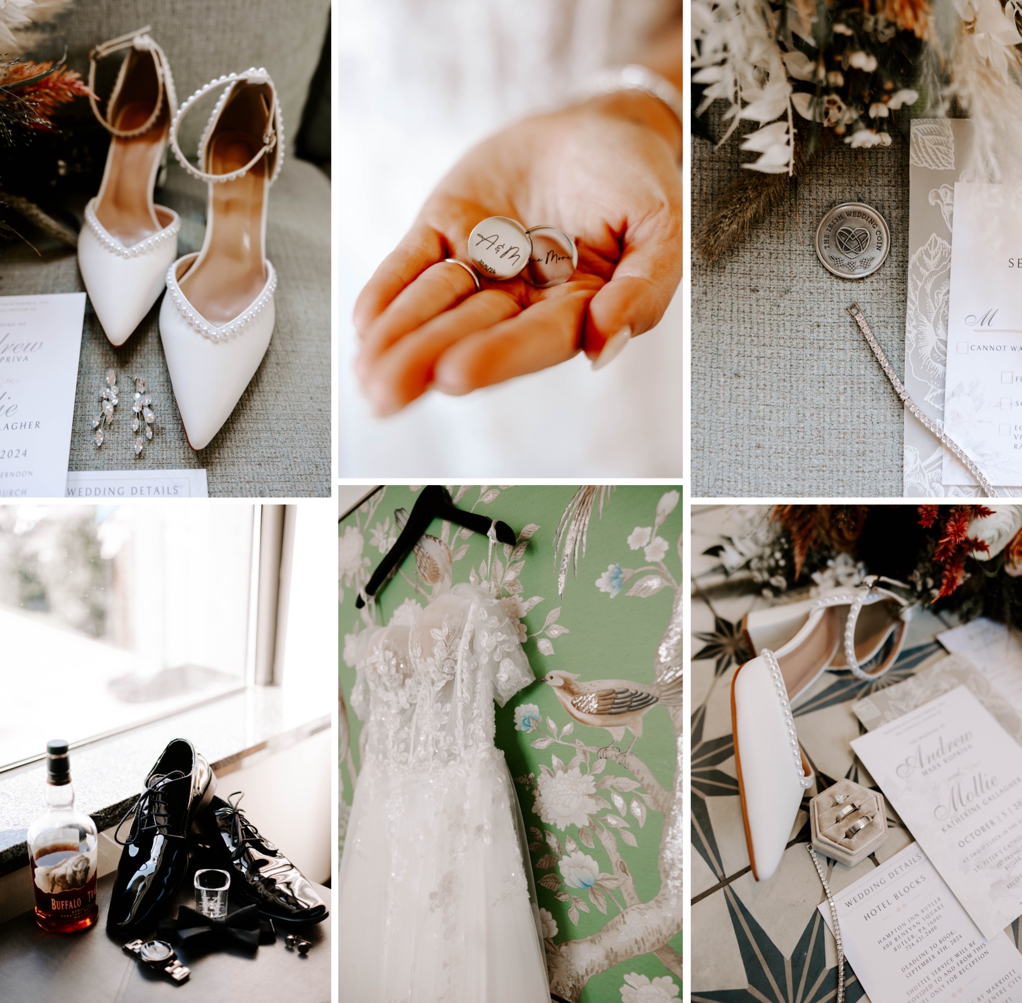 fall wedding details and design