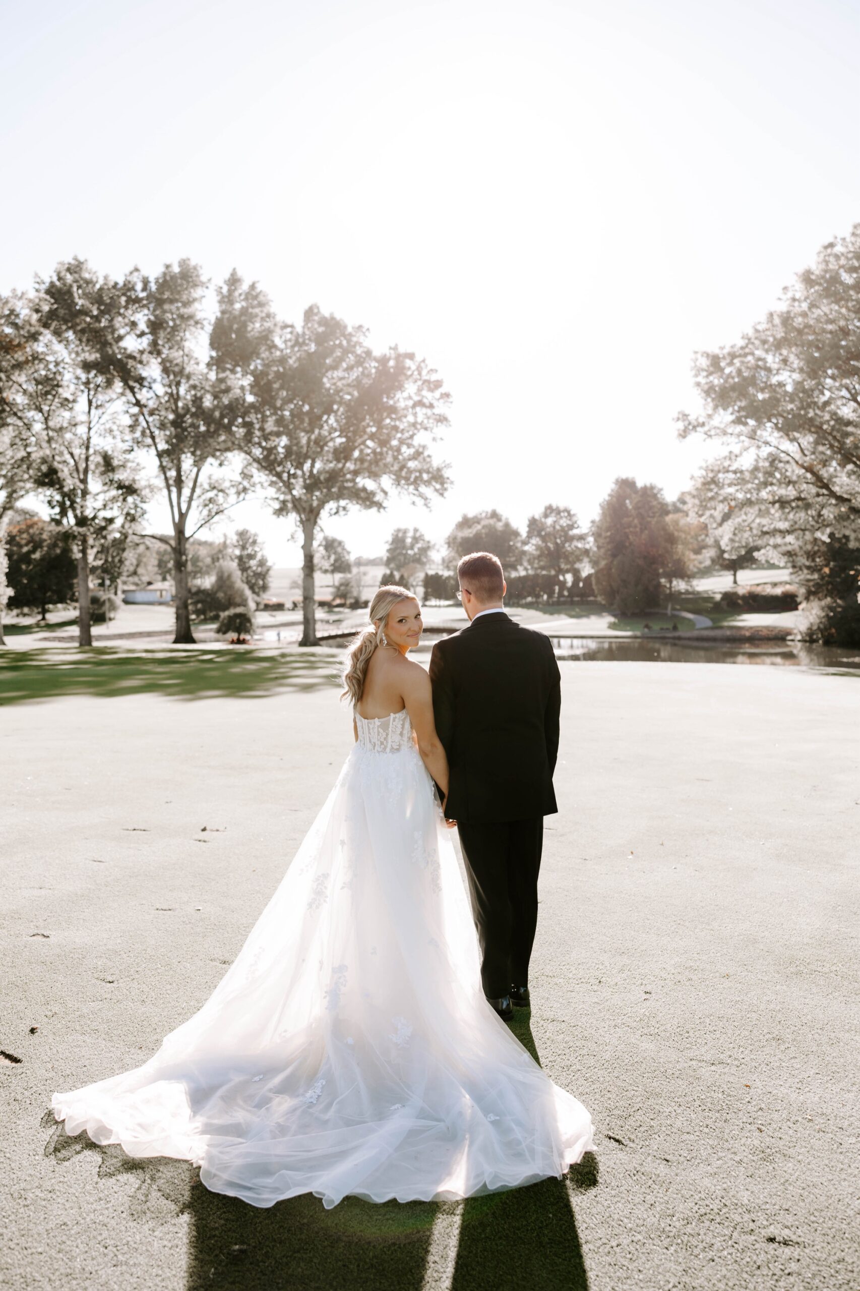 outdoor wedding portraits