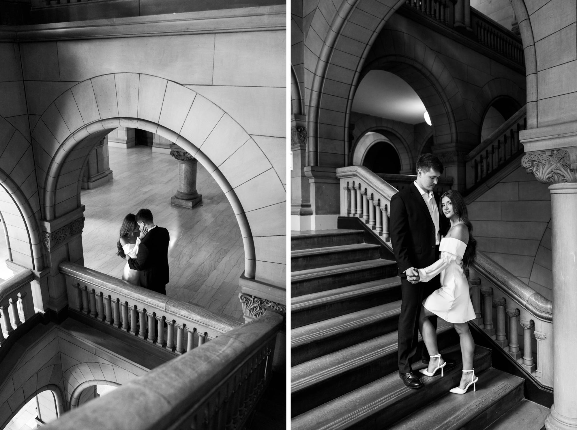 high fashion editorial engagement photos