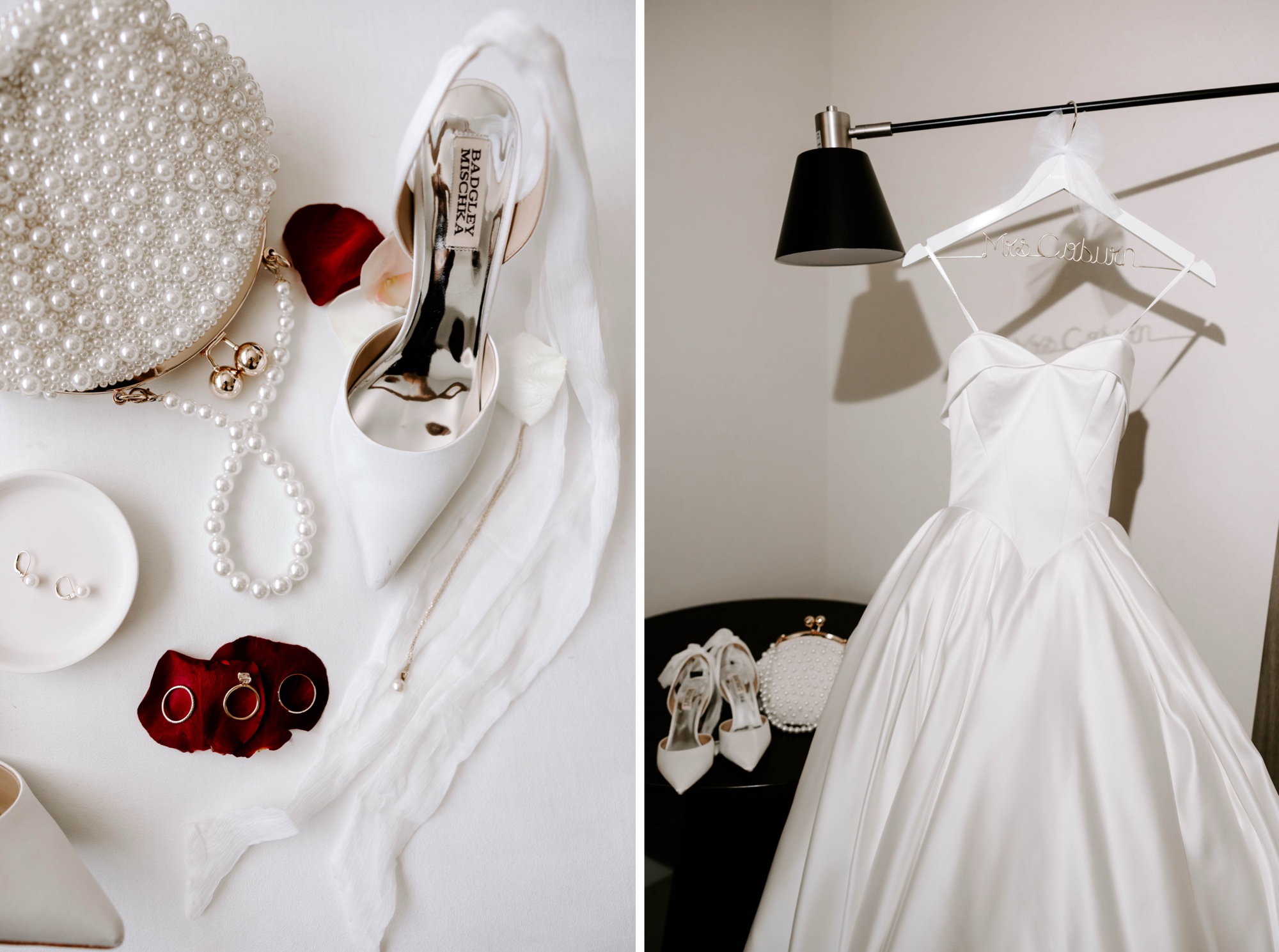 wedding detail shots and flat lays