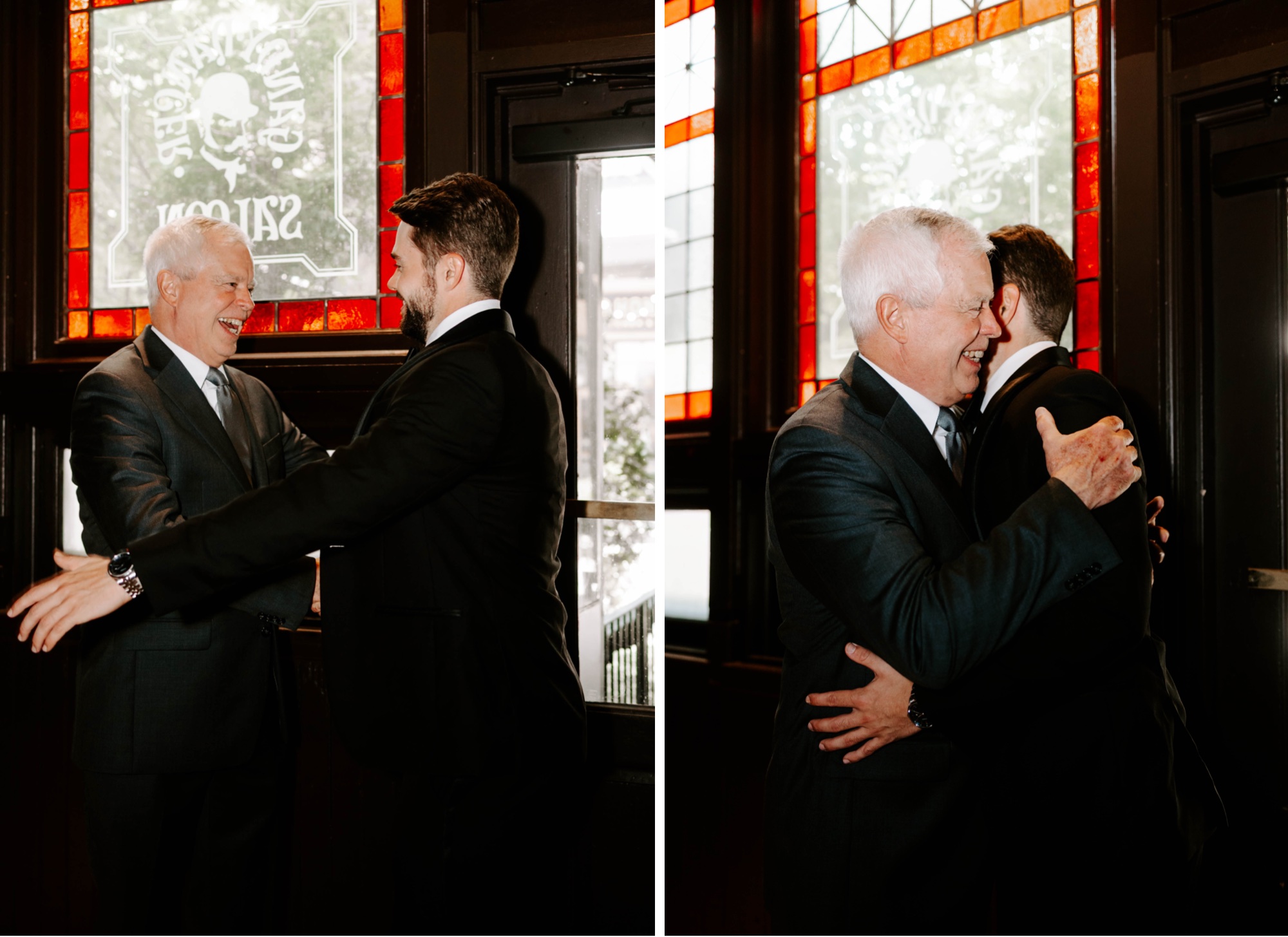 groom with father