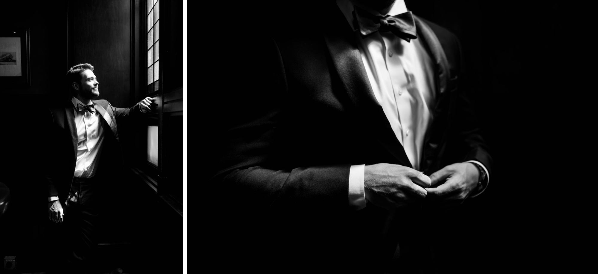 groom getting ready