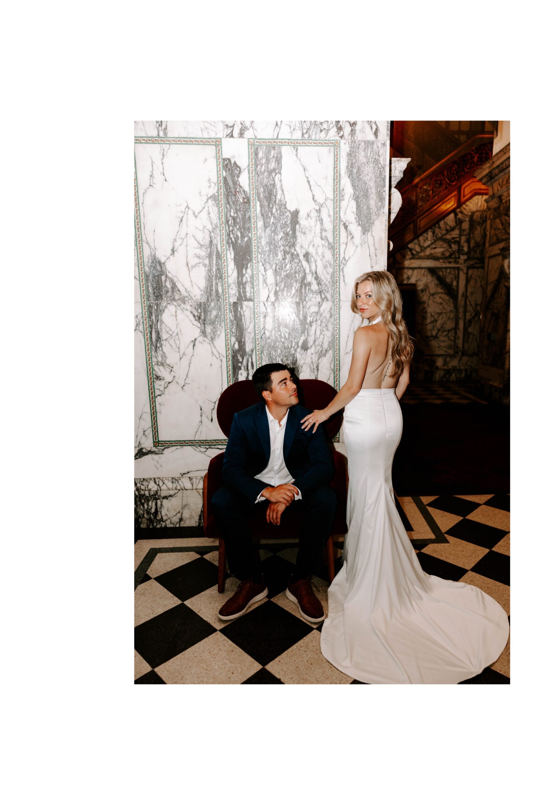 editorial wedding photography style with flash photography