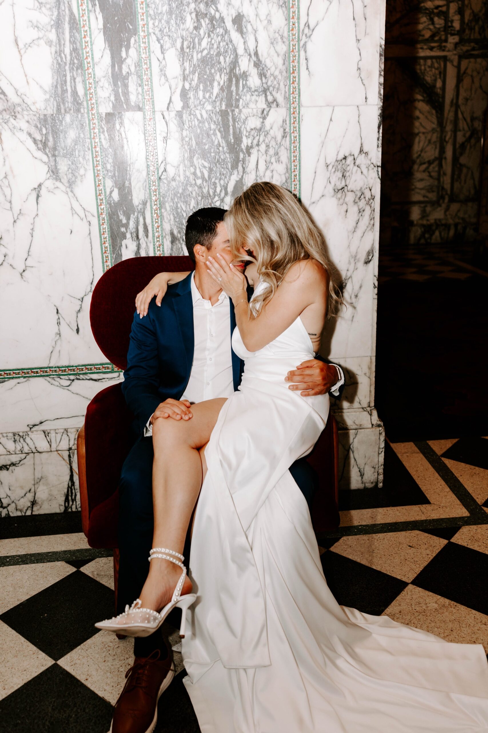 editorial wedding photography style with flash photography