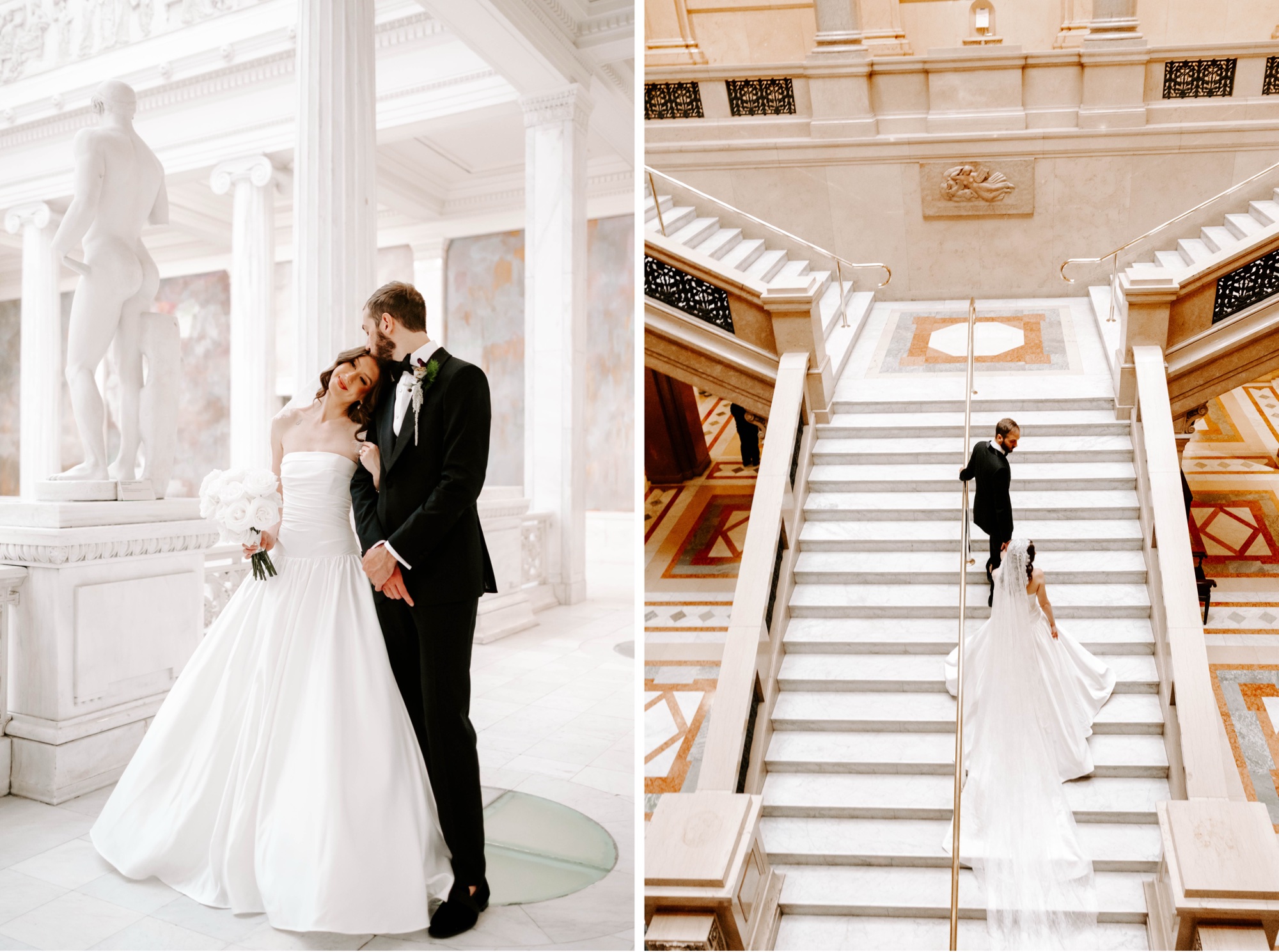 Carnegie Museum of Art Pittsburgh Wedding and portraits