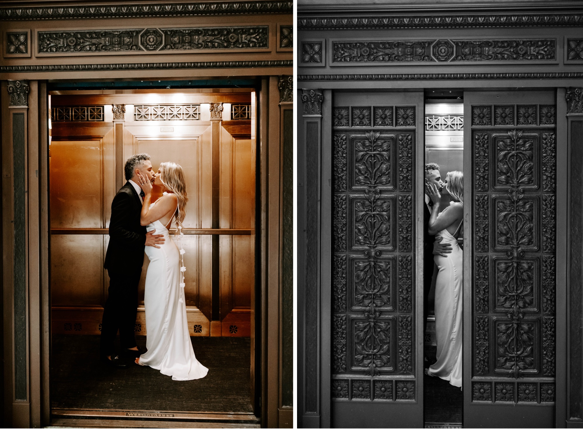 high-fashion editorial engagement photos at the Carnegie Museum of Art