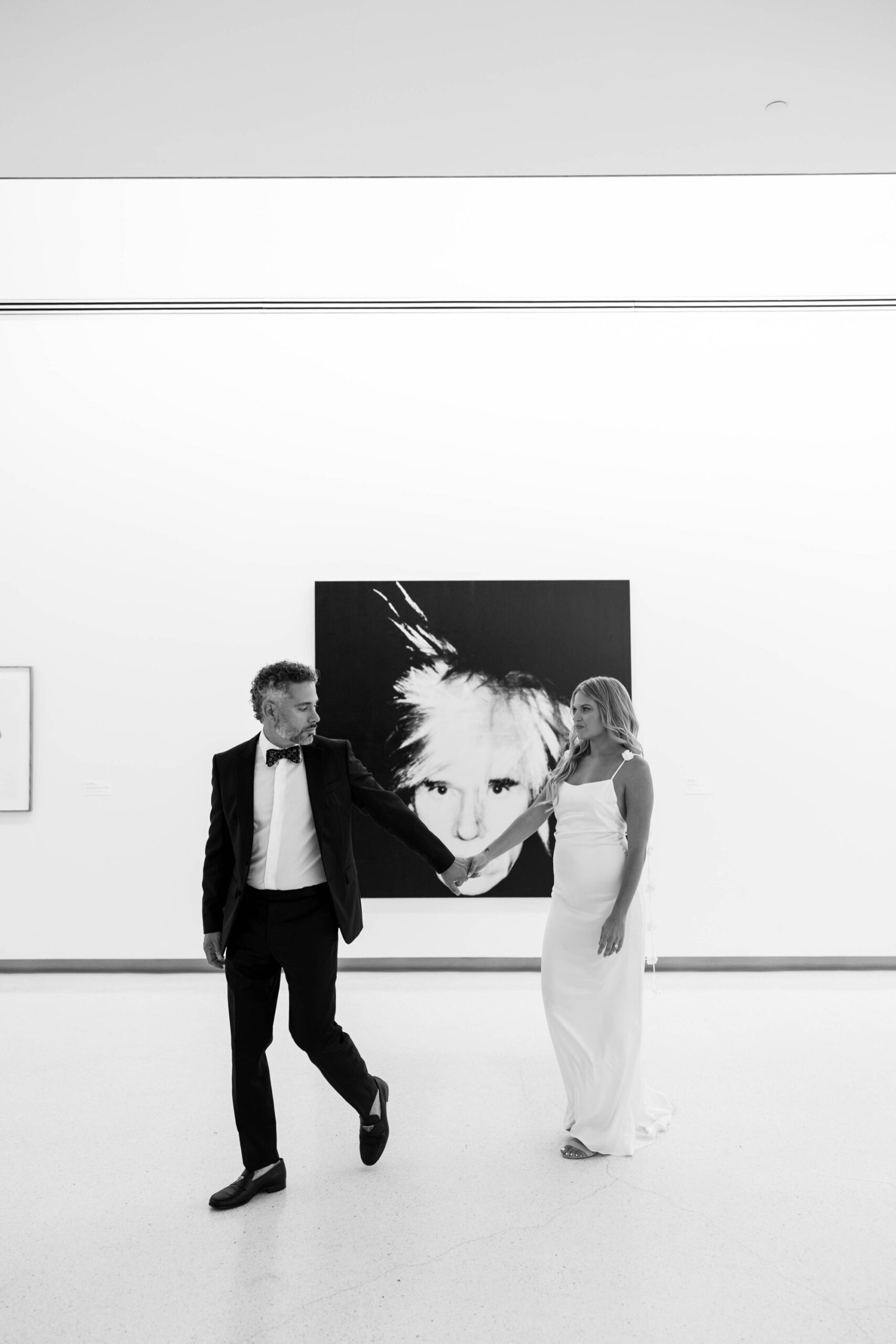high-fashion editorial engagement photos at the Carnegie Museum of Art